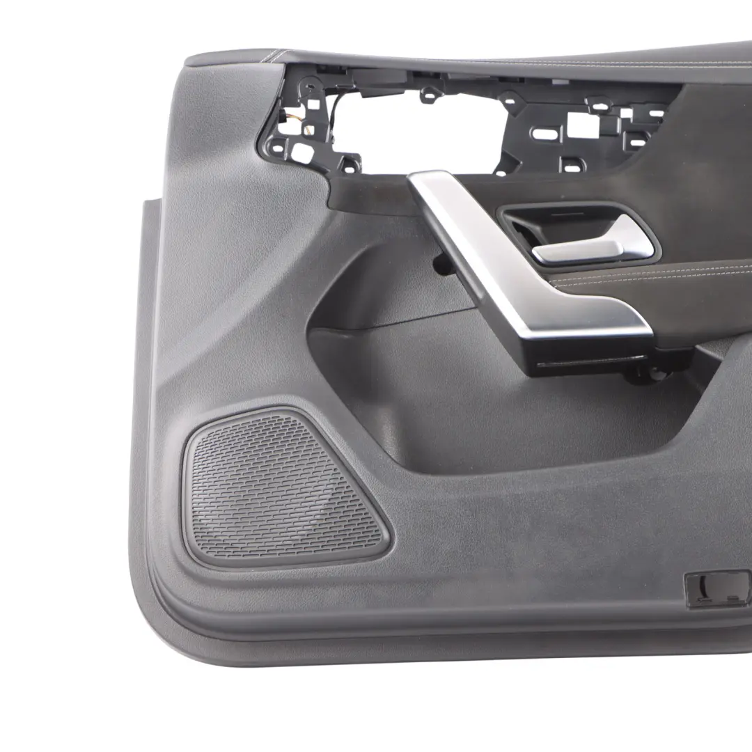 Mercedes W177 Door Card Front Right O/S Trim Panel Cover Interior Leather Black - SKU A1777202400-3 - Part number A1777202400