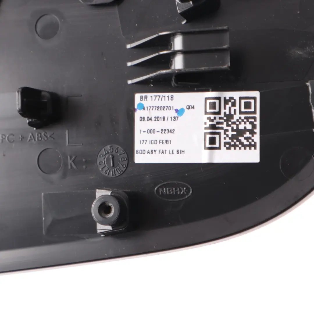 Door Front Left Seat Switch Cover Plactic IMD Carbon Fibre Look to Mercedes W177 with Part number A1777202701 Mercedes W177 Door Front Left Seat Switch Cover Plactic IMD Carbon Fibre Look - SKU A1777202701 - Part number A1777202701