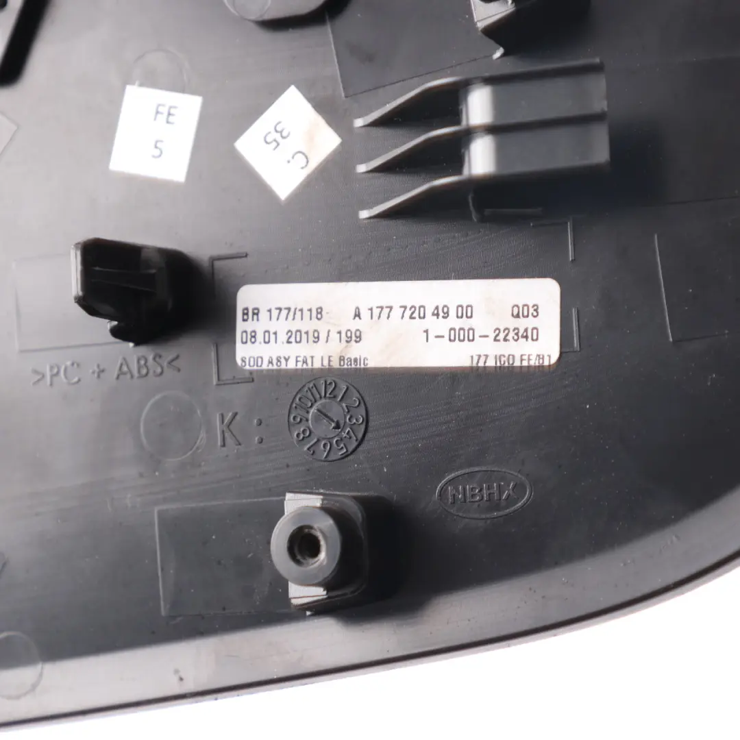 Mercedes C118 W177 Interior Door Carbon Trim Cover Front Left N/S - SKU A1777204900 - Part number A1777204900