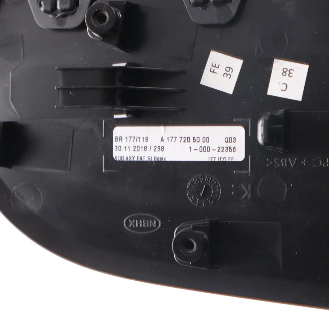 Interior Door Carbon Trim Cover Front Right O/S to Mercedes C118 W177 with Part number A1777205000 Mercedes C118 W177 Interior Door Carbon Trim Cover Front Right O/S - SKU A1777205000 - Part number A1777205000