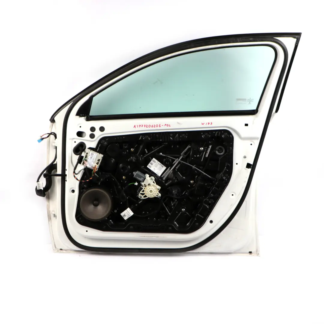 Door Front Right O/S A-Class Polar White - 149 to Mercedes W177 with Part number A1777206205 Mercedes W177 Door Front Right O/S A-Class Polar White - 149 - SKU A1777206205-POL - Part number A1777206205