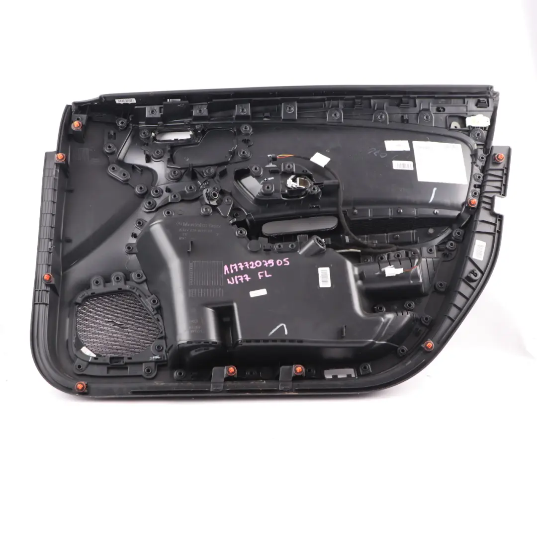 Front Door Card Mercedes W177 Left N/S Trim Panel Cover Microfiber Black to with Part number A1777207905 Front Door Card Mercedes W177 Left N/S Trim Panel Cover Microfiber Black - SKU A1777207905 - Part number A1777207905