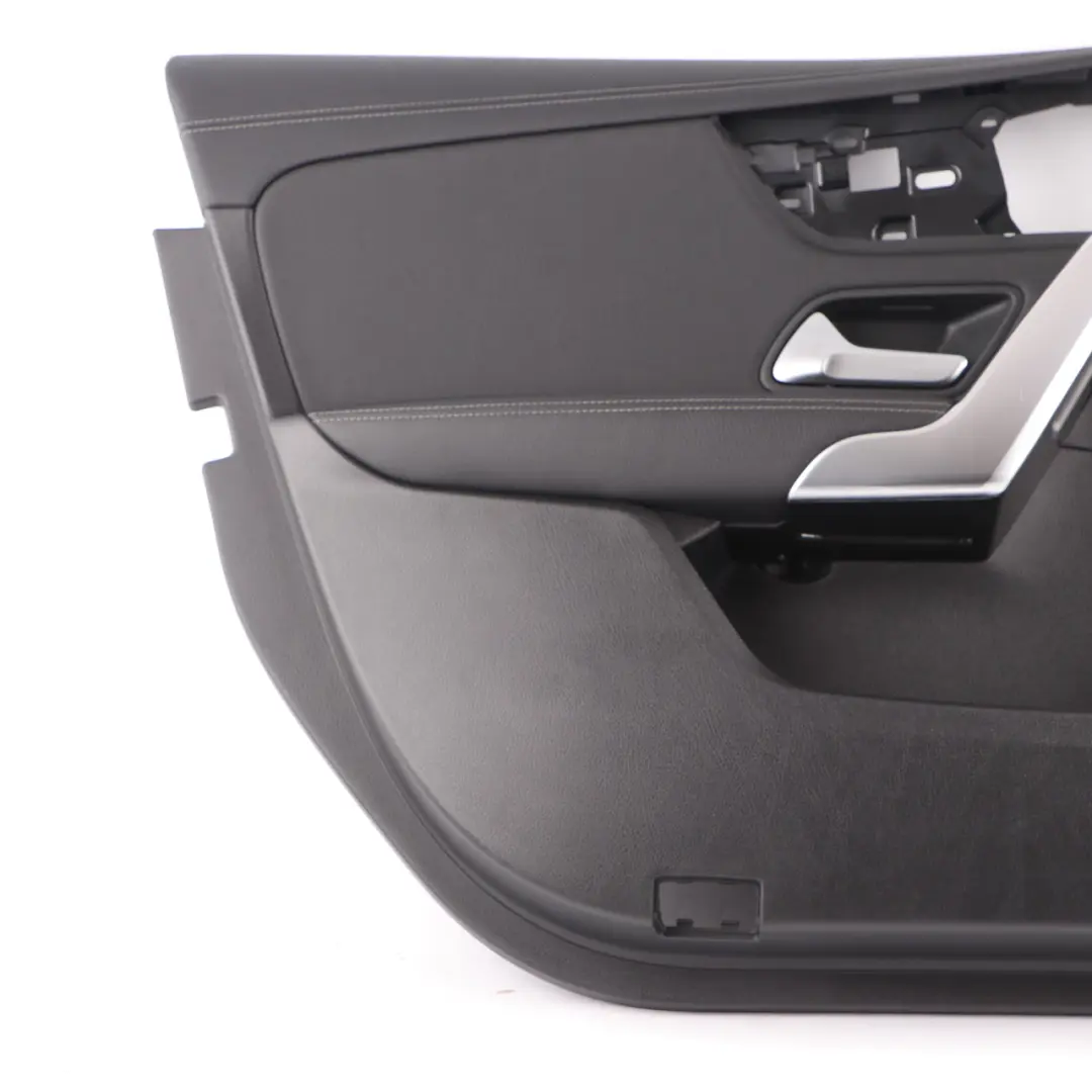  Front Door Card Mercedes W177 Left N/S Trim Panel Cover Imitation Leather Black - SKU A1777208305 - Part number A1777208305