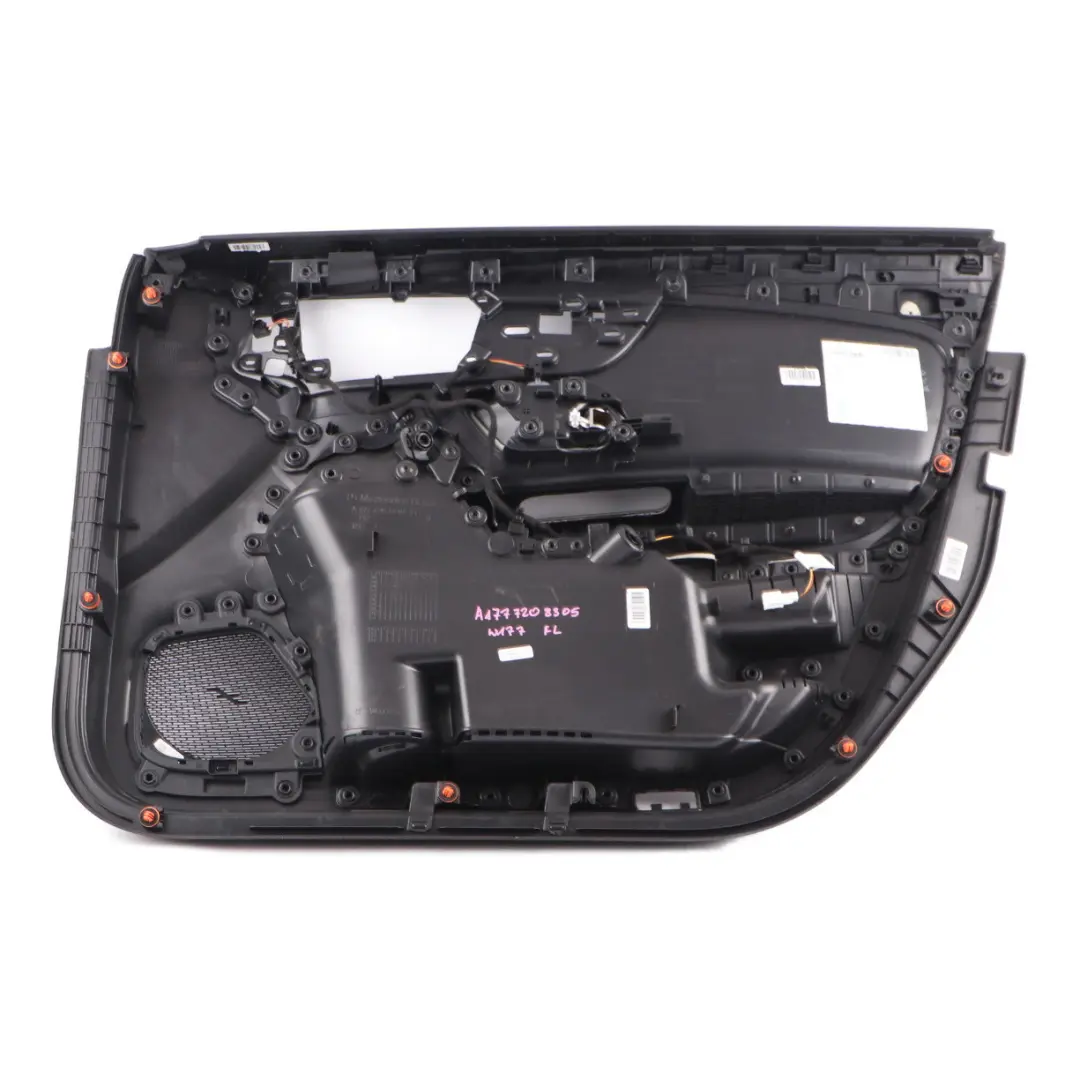  Front Door Card Mercedes W177 Left N/S Trim Panel Cover Imitation Leather Black - SKU A1777208305 - Part number A1777208305