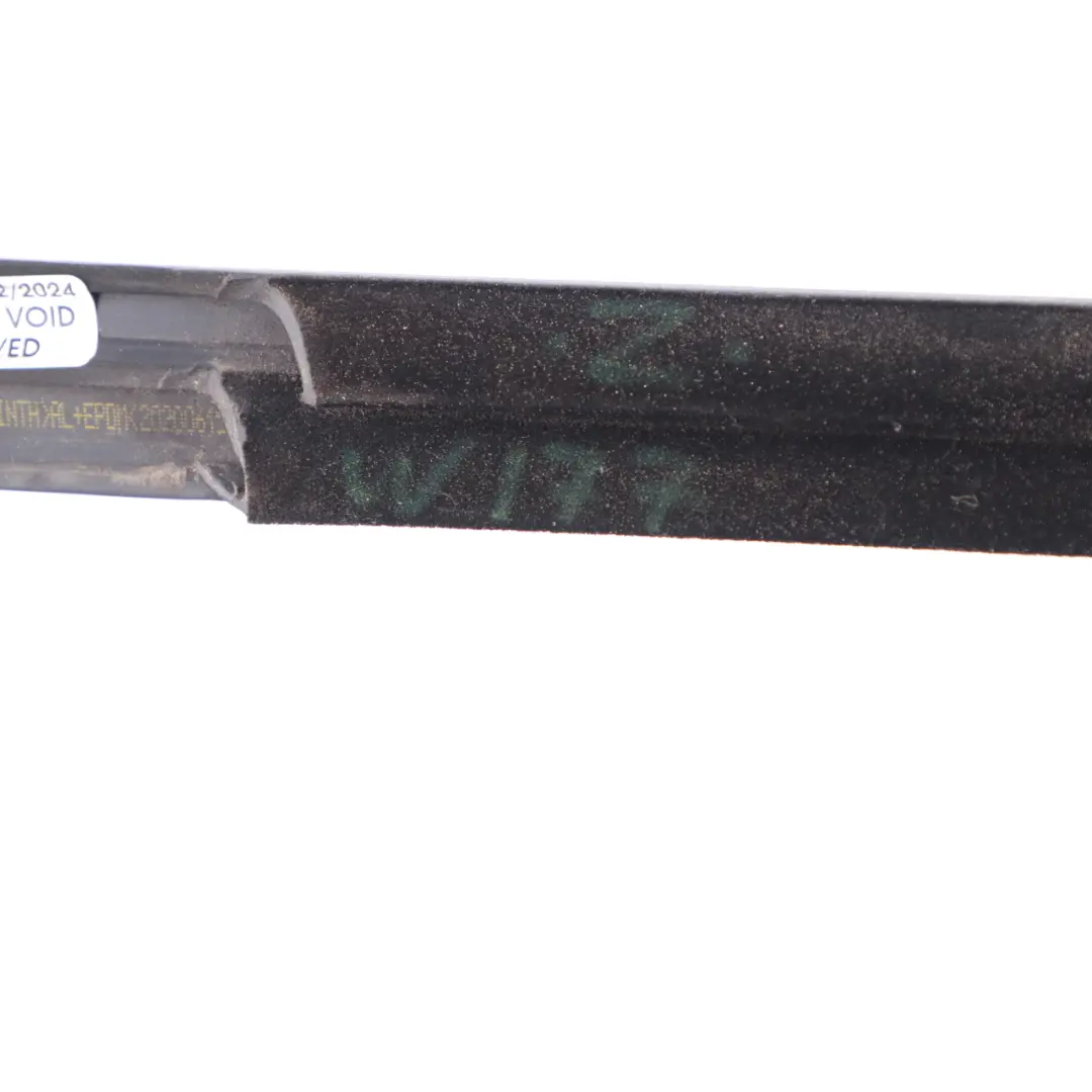 Front Door Window Trim Seal Strip Right O/S High Gloss to Mercedes W177 with Part number A1777254400 Mercedes W177 Front Door Window Trim Seal Strip Right O/S High Gloss - SKU A1777254400 - Part number A1777254400