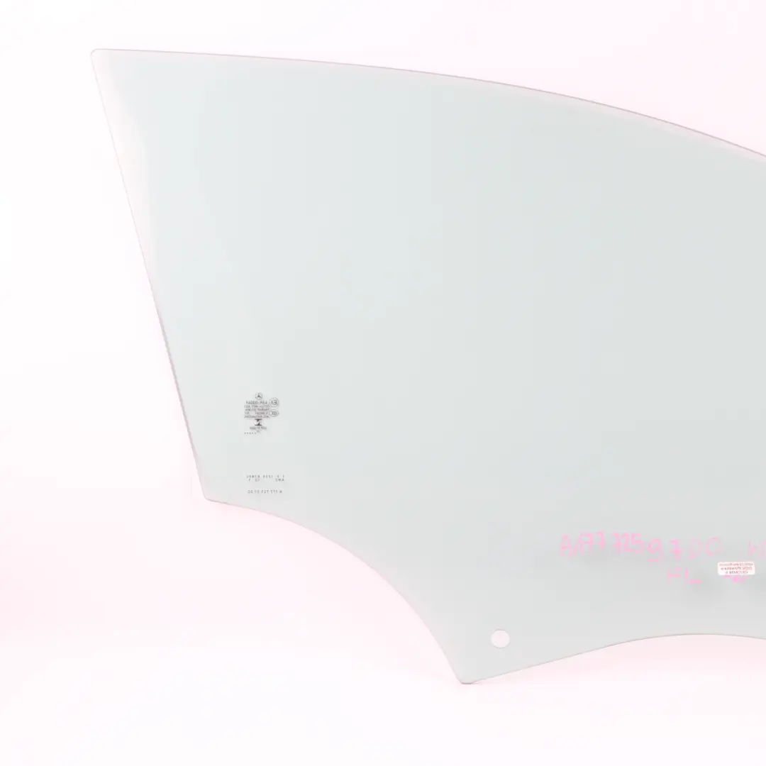 Cristal Ventana Lateral Puerta Delantera Izquierda AS2 para Mercedes W177 con número de pieza A1777259700 Mercedes W177 Cristal Ventana Lateral Puerta Delantera Izquierda AS2 - SKU A1777259700 - Número de pieza A1777259700