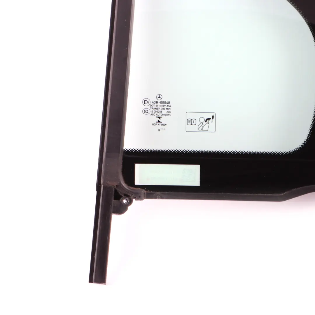 Mercedes W177 Window Glass Door Rear Left N/S Side Quarter AS2 - SKU A1777300100 - Part number A1777300100