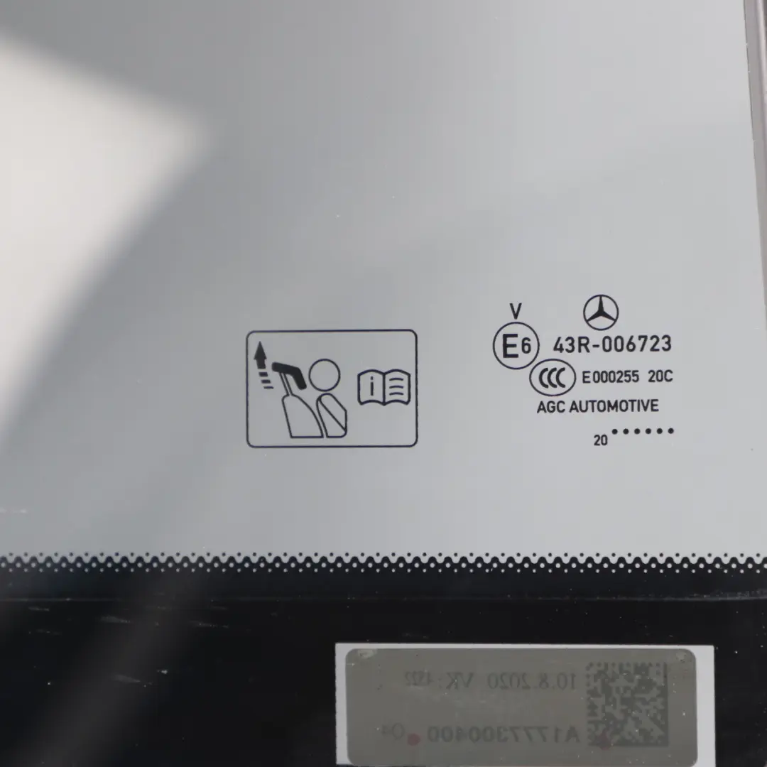 Fenster Glas Tür Hinten Rechts Viertel Getönt AS3 für Mercedes W177 mit Teilenummer A1777300400 Mercedes W177 Fenster Glas Tür Hinten Rechts Viertel Getönt AS3 - SKU A1777300400 - Teilenummer A1777300400