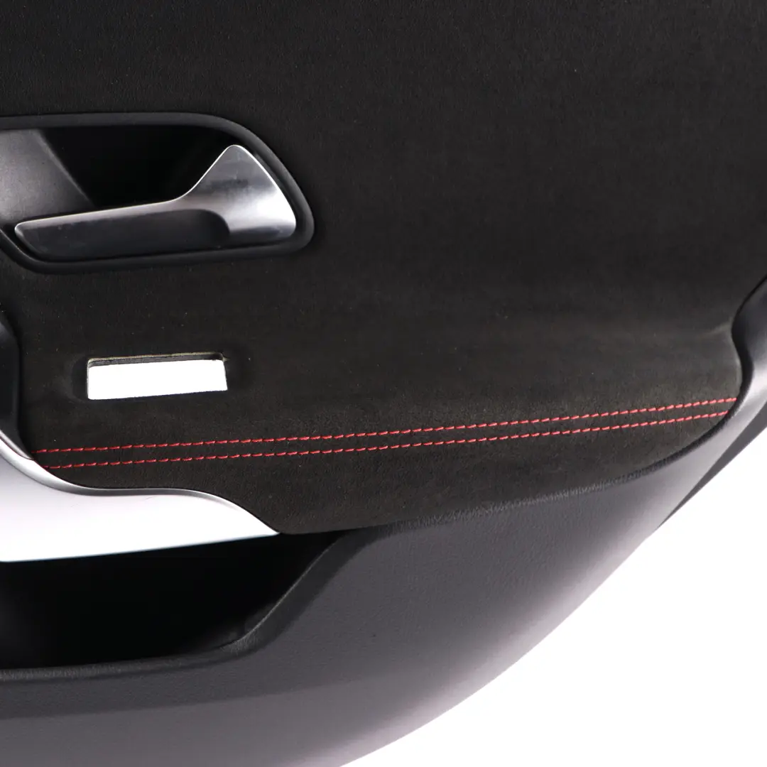 Rear Door Card Mercedes W177 Right O/S Trim Panel Cover Microfiber Black - SKU A1777301202 - Part number A1777301202