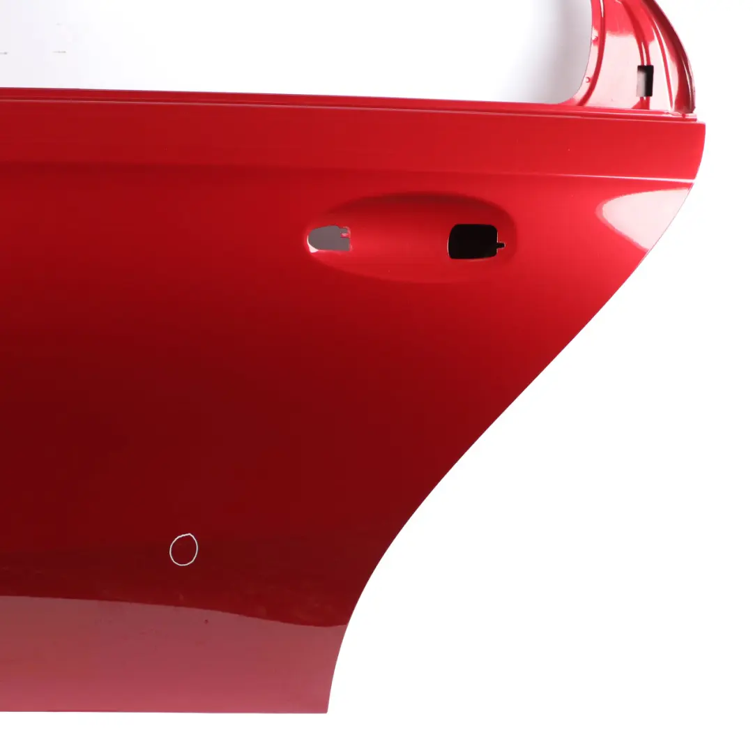 Door Rear Left N/S A-Class Patagonia Red Metallic - 993 to Mercedes W177 with Part number A1777301300 Mercedes W177 Door Rear Left N/S A-Class Patagonia Red Metallic - 993 - SKU A1777301300-PTR - Part number A1777301300