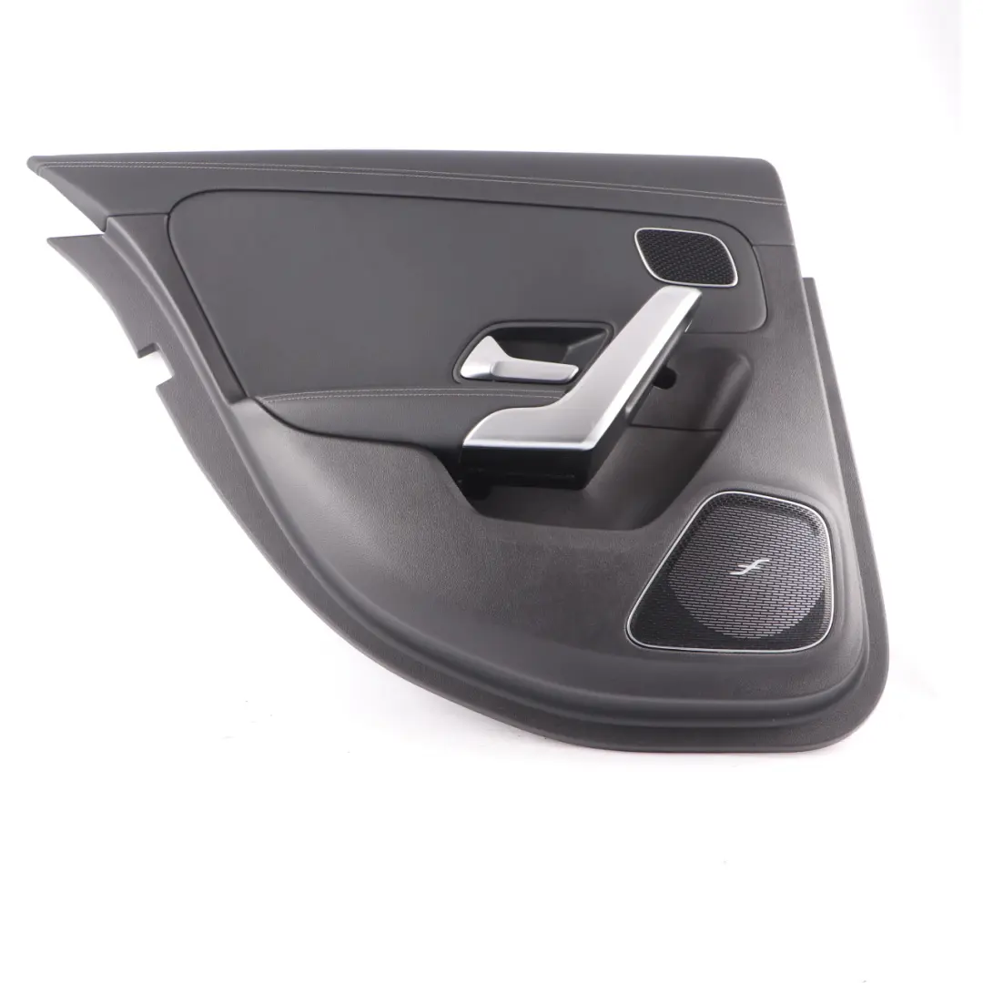 Rear Door Card Mercedes W177 Left N/S Trim Panel Cover Imitation Leather Black - SKU A1777301302 - Part number A1777301302