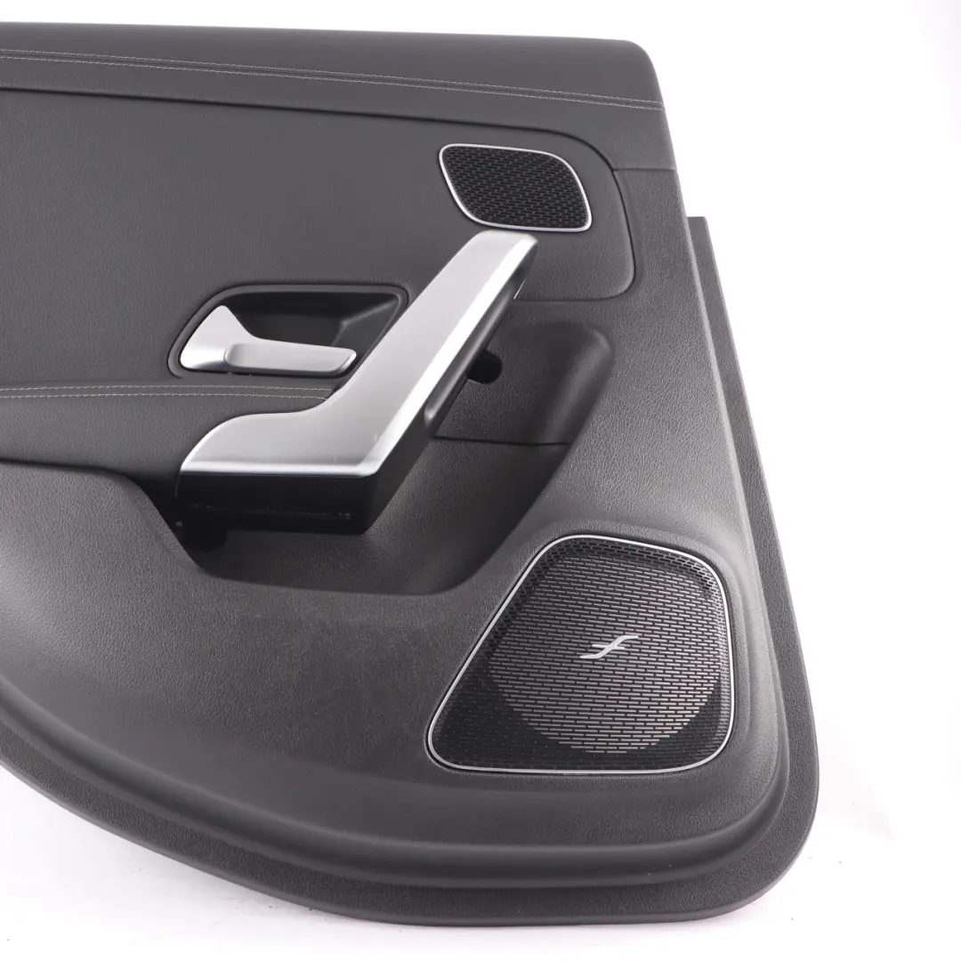 Door Card Mercedes W177 Left N/S Trim Panel Cover Imitation Leather Black to Rear with Part number A1777301302 Rear Door Card Mercedes W177 Left N/S Trim Panel Cover Imitation Leather Black - SKU A1777301302 - Part number A1777301302