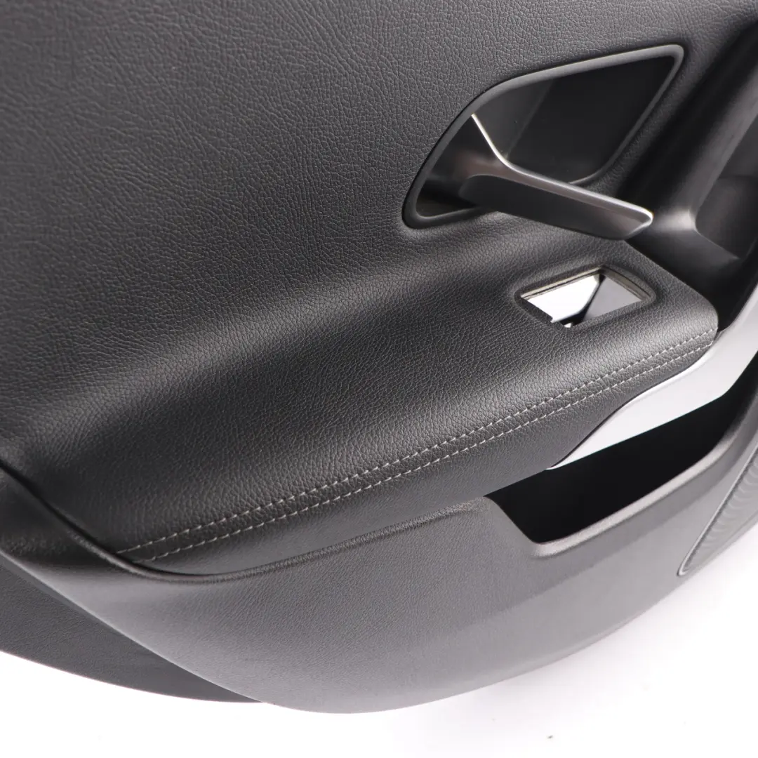  Scheda porta posteriore Mercedes W177 sinistra Rivestimento pannello pelle nero - SKU A1777301302 - Numero di parte A1777301302
