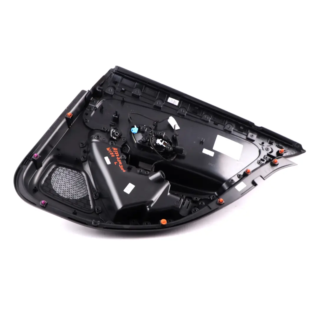 Mercedes W177 Boczek Tapicerka Drzwi Tył Lewy Skóra Czarna - SKU A1777303100 - Numer Części A1777303100