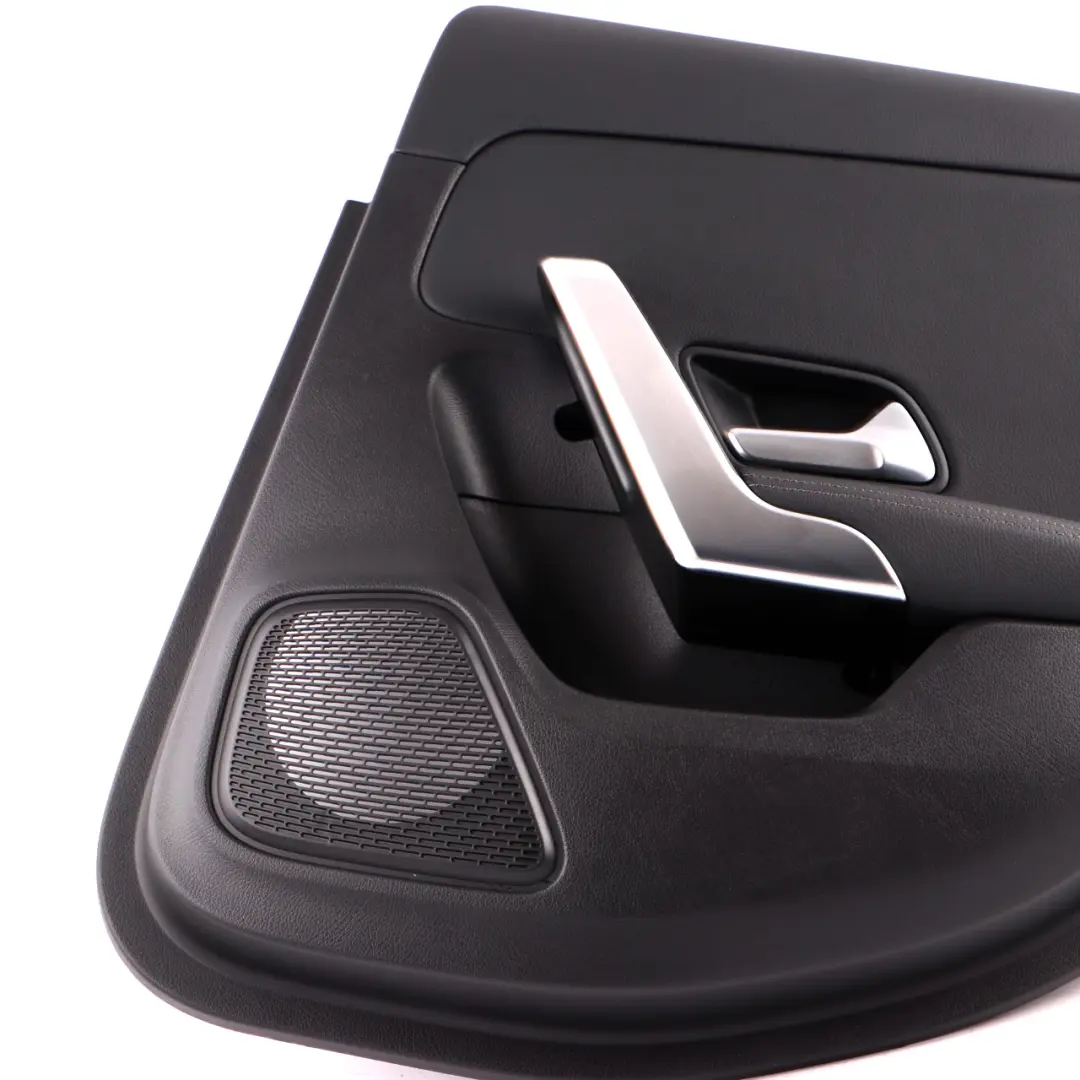 Scheda porta posteriore Mercedes W177 destra Pelle Nero per con numero di parte A1777303200 Scheda porta posteriore Mercedes W177 destra Pelle Nero - SKU A1777303200-1 - Numero di parte A1777303200