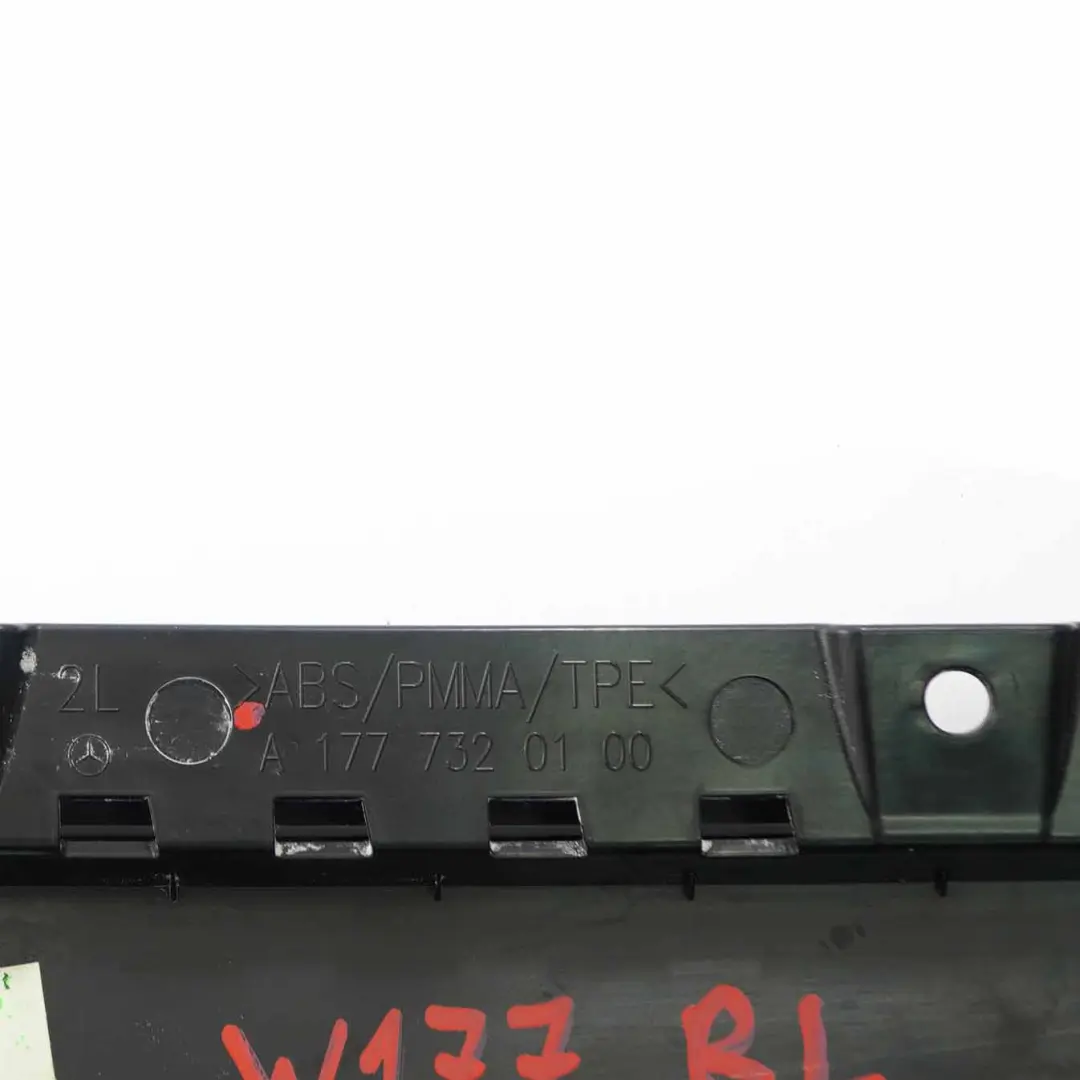 Mercedes W177 Hinten Links Zierleiste B-Säule Abdeckung Schwarz - SKU A1777320100 - Teilenummer A1777320100