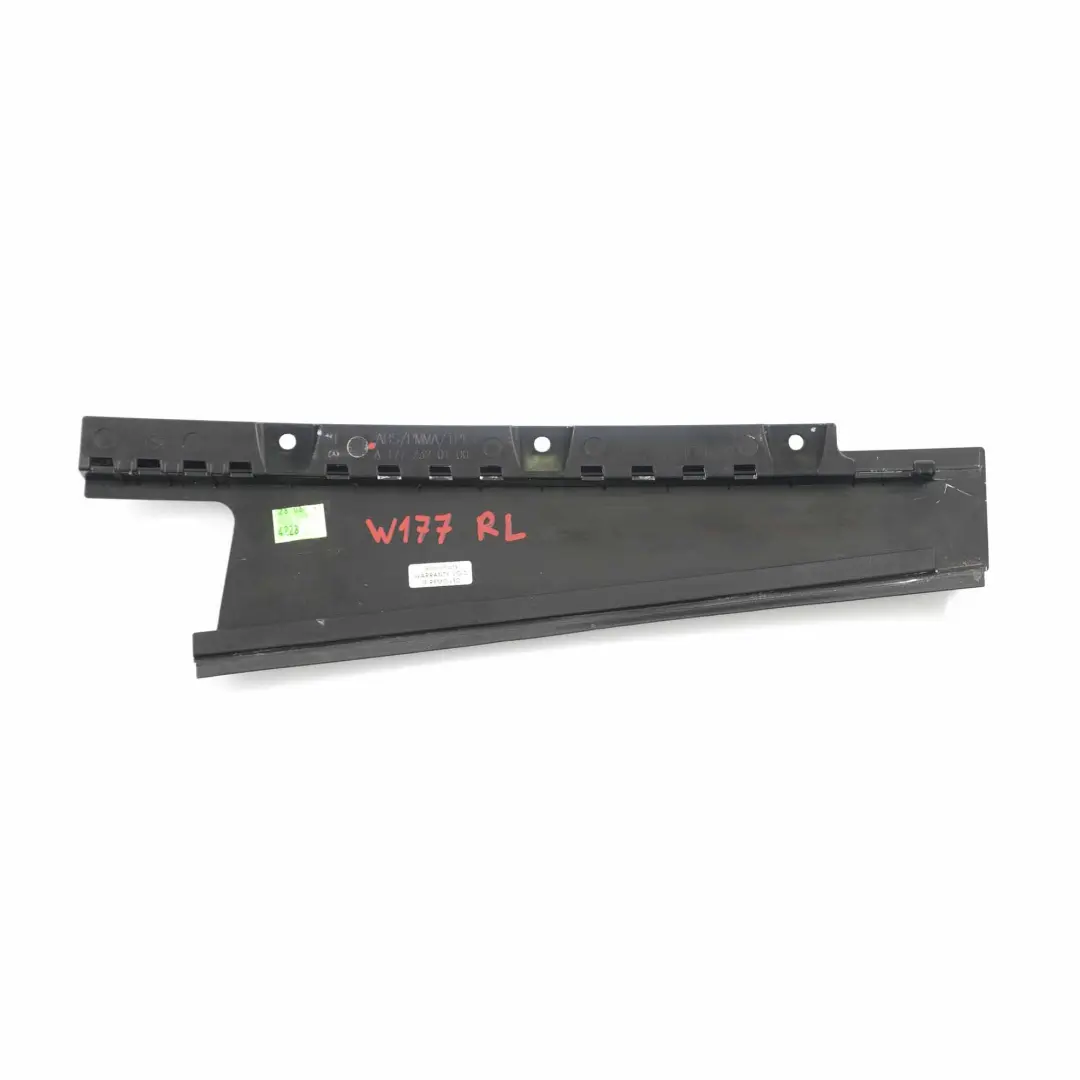 Mercedes W177 Hinten Links Zierleiste B-Säule Abdeckung Schwarz - SKU A1777320100 - Teilenummer A1777320100