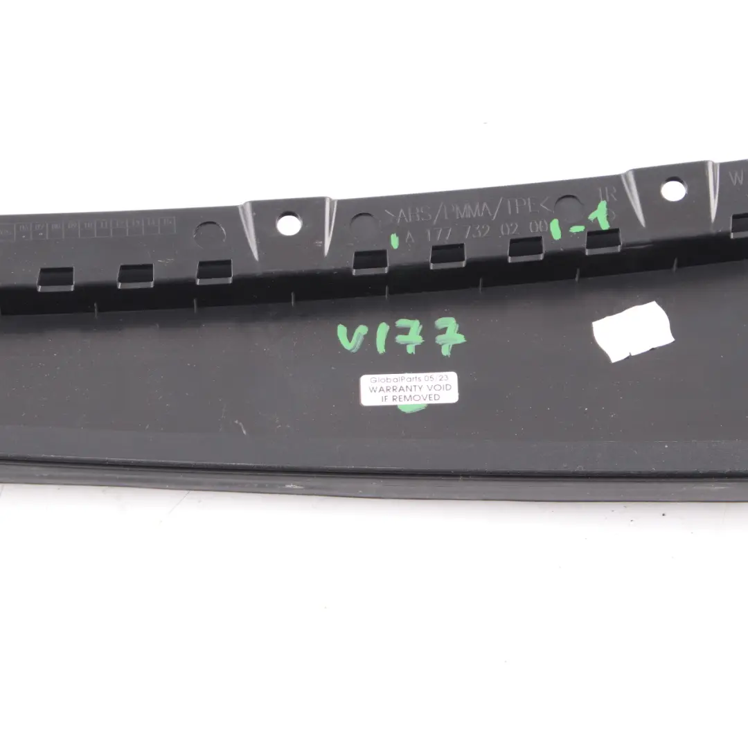 Mercedes W177 Finisher Window Pillar Cover Rear Right High Gloss - SKU A1777320200 - Part number A1777320200