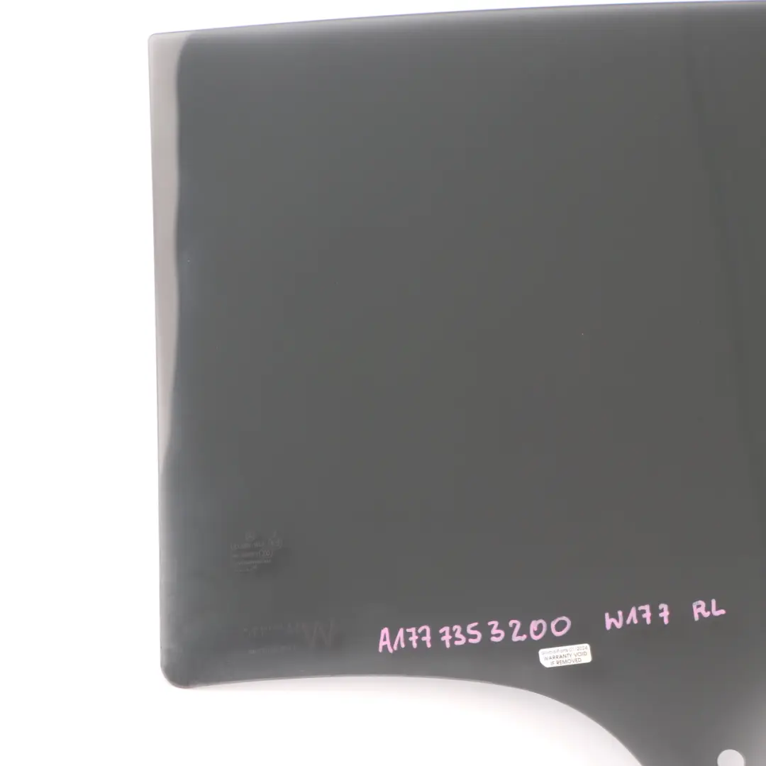 Mercedes W177 Window Glass Rear Right O/S Door Glazing Tinted AS3 - SKU A1777353200 - Part number A1777353200