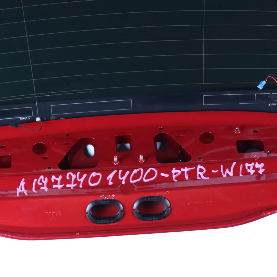 Trunk Lid Mercedes W177 Boot Tailgate Panel Patagonia Red Metallic - 993 to with Part number A1777401400 Trunk Lid Mercedes W177 Boot Tailgate Panel Patagonia Red Metallic - 993 - SKU A1777401400-PTR - Part number A1777401400