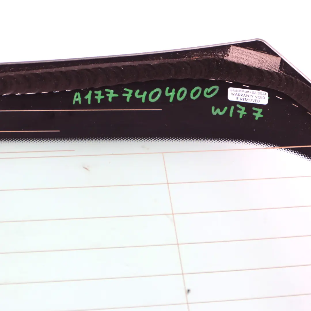 Szyba Tył Tylna AS2 do Mercedes W177 o numerze A1777404000 Mercedes W177 Szyba Tył Tylna AS2 - SKU A1777404000 - Numer Części A1777404000