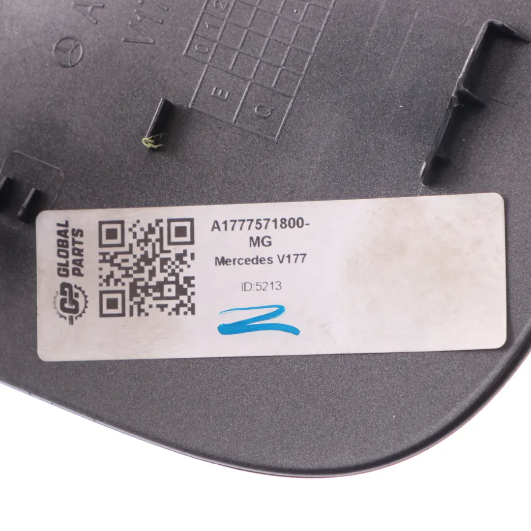 Filler Fill Flap Tank Cover Mountain Grey - 787 to Mercedes W177 Fuel with Part number A1777571800 Mercedes W177 Fuel Filler Fill Flap Tank Cover Mountain Grey - 787 - SKU A1777571800-MG - Part number A1777571800