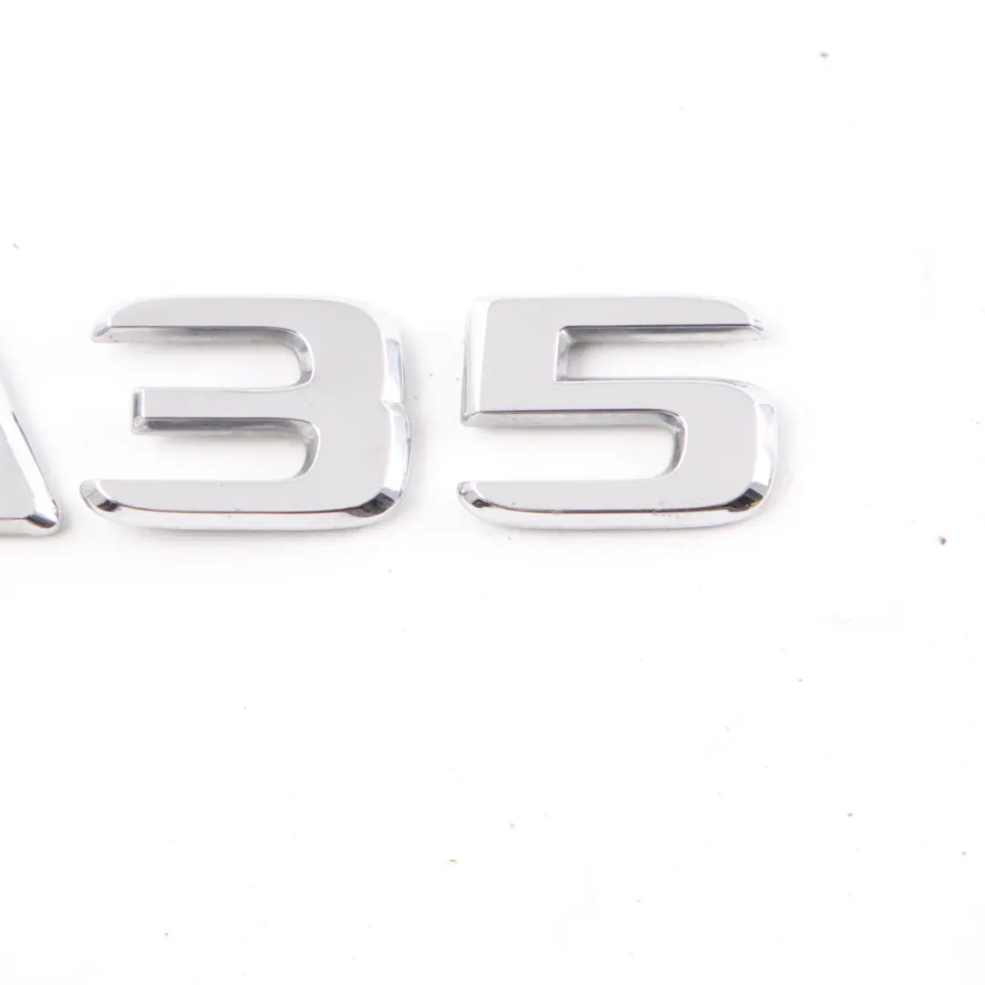 Emblem Boot Trunk Lid Logo Badge Chrom A35 to Mercedes W177 A35 AMG with Part number A1778175300 Mercedes W177 A35 AMG Emblem Boot Trunk Lid Logo Badge Chrom A35 - SKU A1778175300 - Part number A1778175300