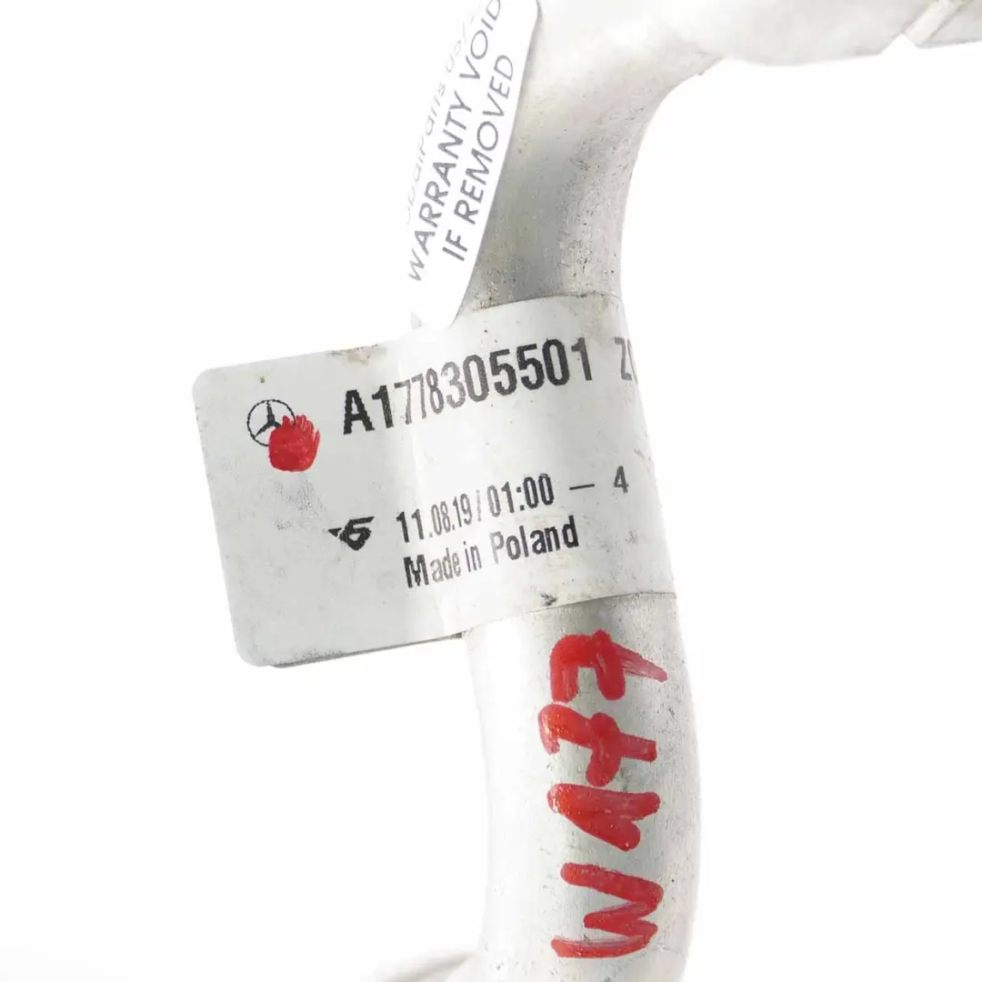 Con Refrigerant Pipe Conditioning Line Hose A/C to Mercedes W177 Air with Part number A1778305501 Mercedes W177 Air Con Refrigerant Pipe Conditioning Line Hose A/C - SKU A1778305501 - Part number A1778305501