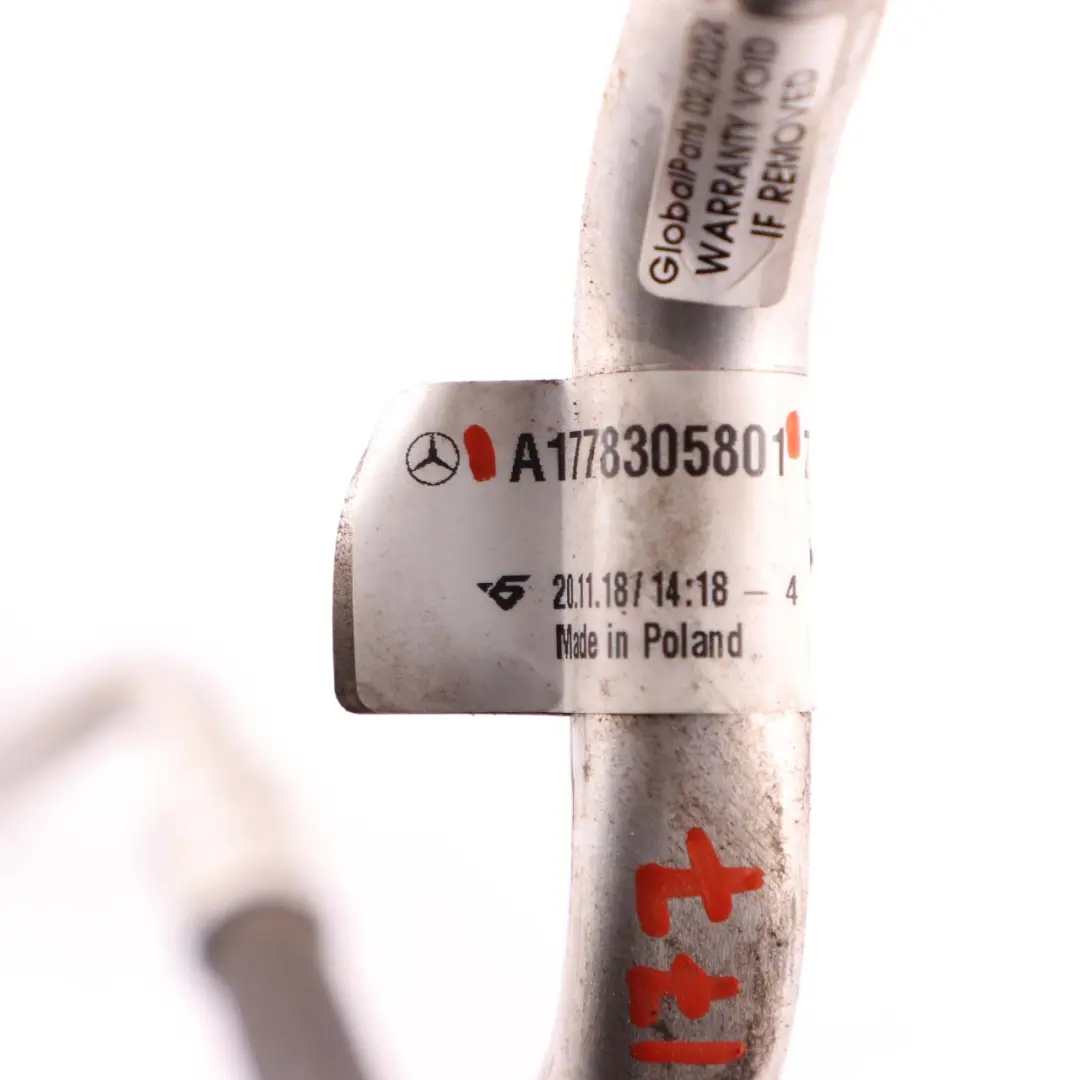 Mercedes W177 W247 Tubo Aire Acondicionado Refrigerant Line Hose A/C - SKU A1778305801 - Número de pieza A1778305801