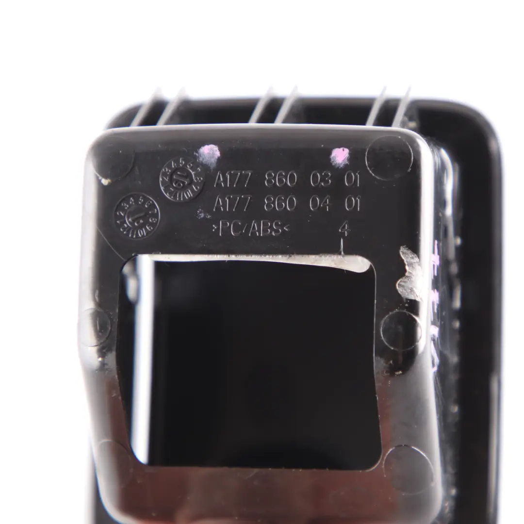 Mercedes W177 Saloon Rear Seat Bench Isofix Cover Mount Trim Black - SKU A1778600301 - Part number A1778600301