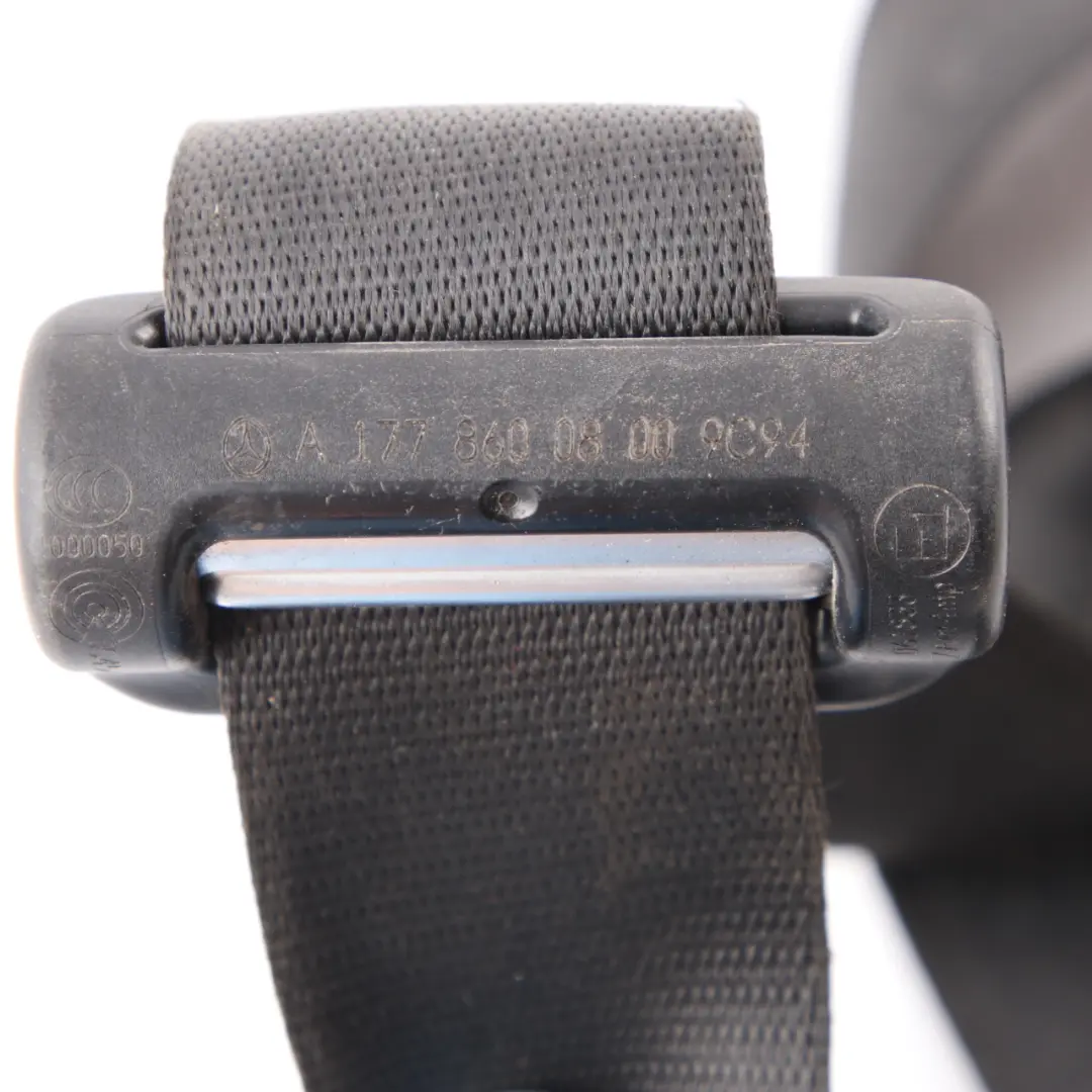 Mercedes W177 V177 Ceinture Sécurité Avant Droite Noir - SKU A1778600800 - Numéro de pièce A1778600800