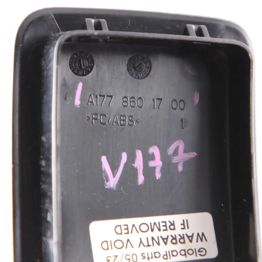 Mercedes W212 Cintura sicurezza centrale del sedile posteriore nero A2128601485 - SKU A1778601700 - Numero di parte A1778601700