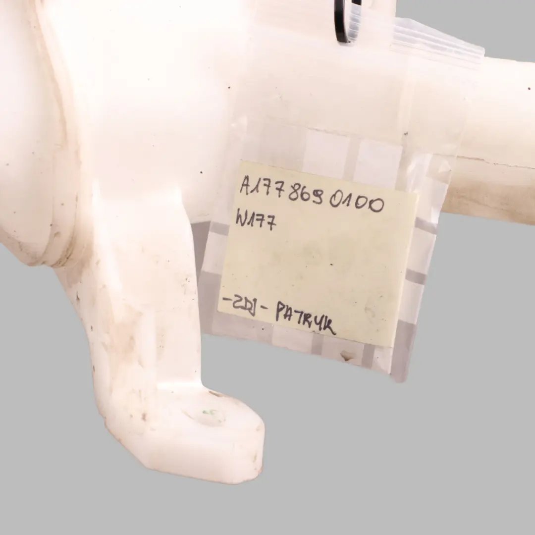 Washer Bottle Mercedes W177 W247 Windscreen Fluid Tank Reservoir to with Part number A1778690100 Washer Bottle Mercedes W177 W247 Windscreen Fluid Tank Reservoir - SKU A1778690100 - Part number A1778690100