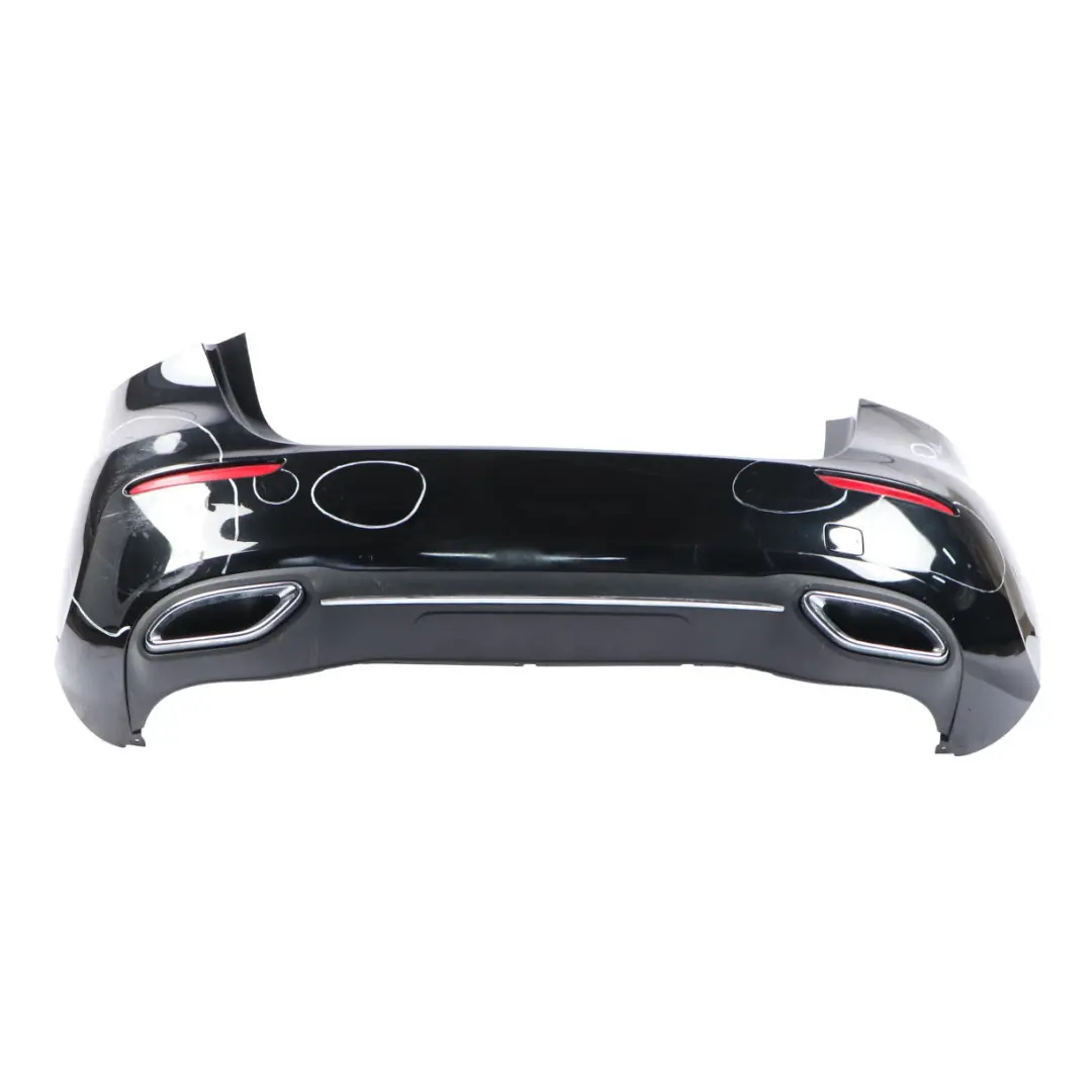 Mercedes W177 Bumper Rear Trim Panel Covering Kosmos Cosmic Black Metallic - 191 - SKU A1778800500-KB - Part number A1778800500