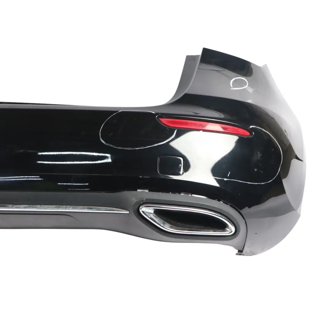 Bumper Rear Trim Panel Covering Kosmos Cosmic Black Metallic - 191 to Mercedes W177 with Part number A1778800500 Mercedes W177 Bumper Rear Trim Panel Covering Kosmos Cosmic Black Metallic - 191 - SKU A1778800500-KB - Part number A1778800500