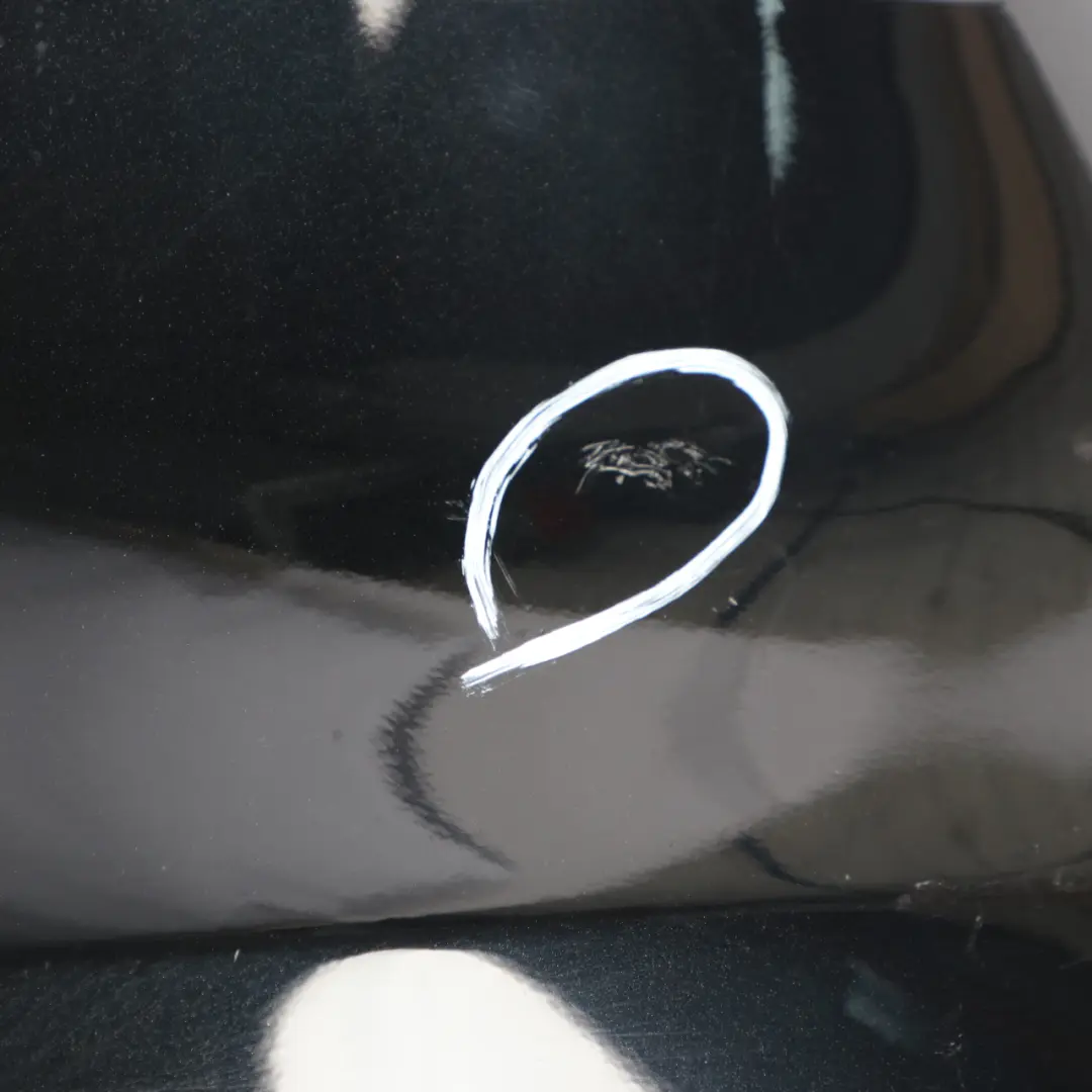 Bumper Rear Trim Panel Covering Kosmos Cosmic Black Metallic - 191 to Mercedes W177 with Part number A1778800500 Mercedes W177 Bumper Rear Trim Panel Covering Kosmos Cosmic Black Metallic - 191 - SKU A1778800500-KB - Part number A1778800500