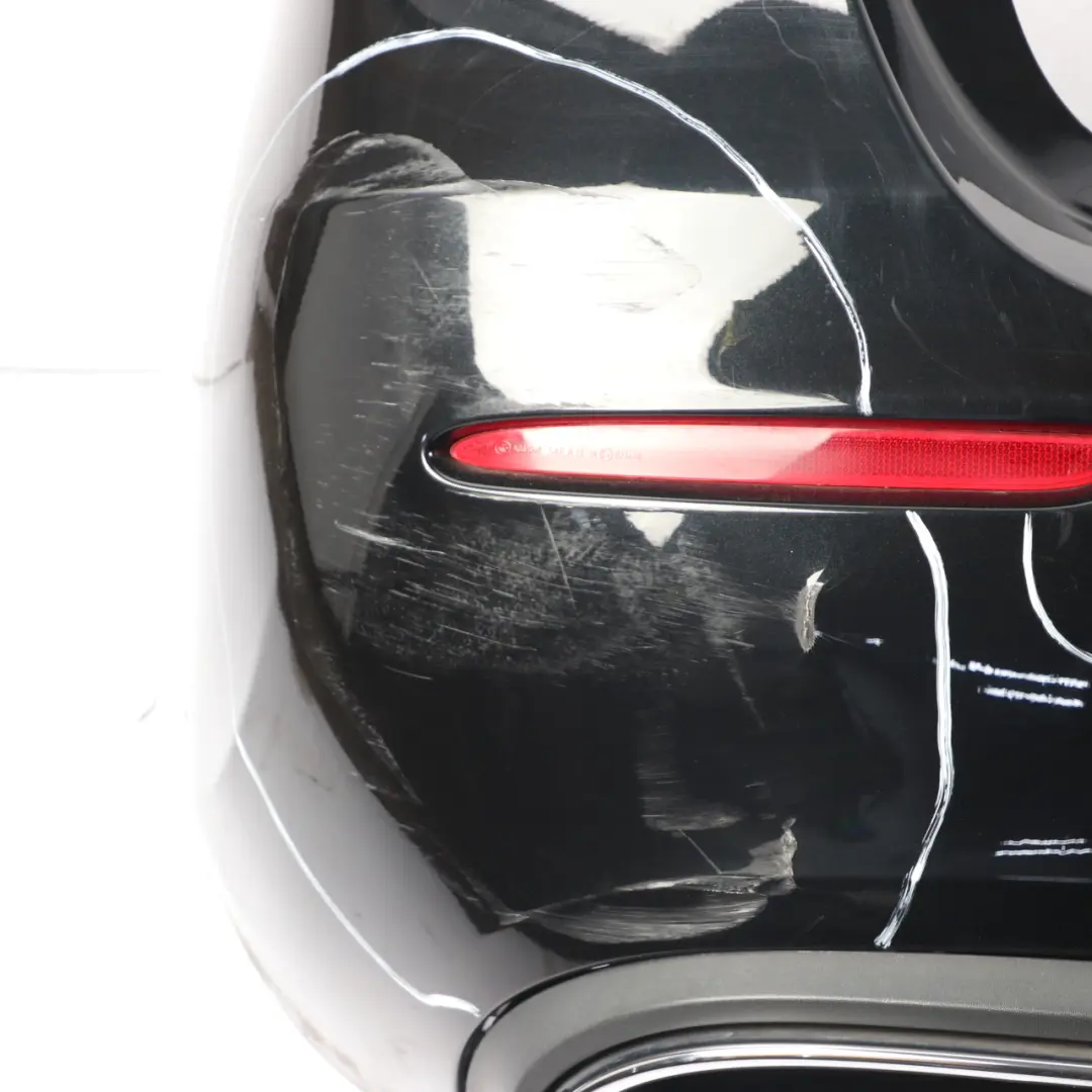 Mercedes W177 Bumper Rear Trim Panel Covering Kosmos Cosmic Black Metallic - 191 - SKU A1778800500-KB - Part number A1778800500