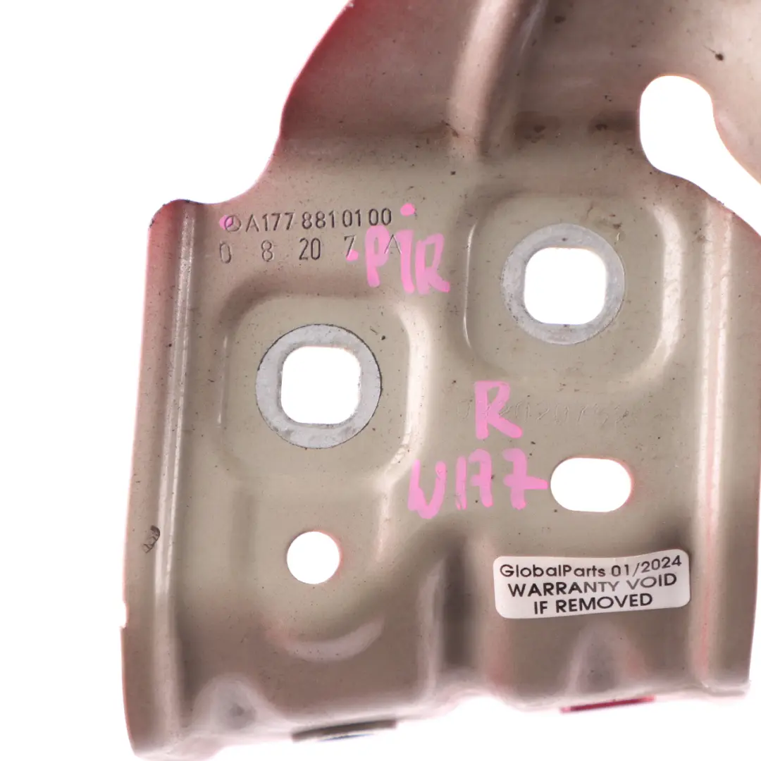 Fender Front Wing Panel Left N/S Bracket Patagonia Red A1778810100 to Mercedes W177 with Part number A1778801900 Mercedes W177 Fender Front Wing Panel Left N/S Bracket Patagonia Red A1778810100 - SKU A1778801900-PTR - Part number A1778801900