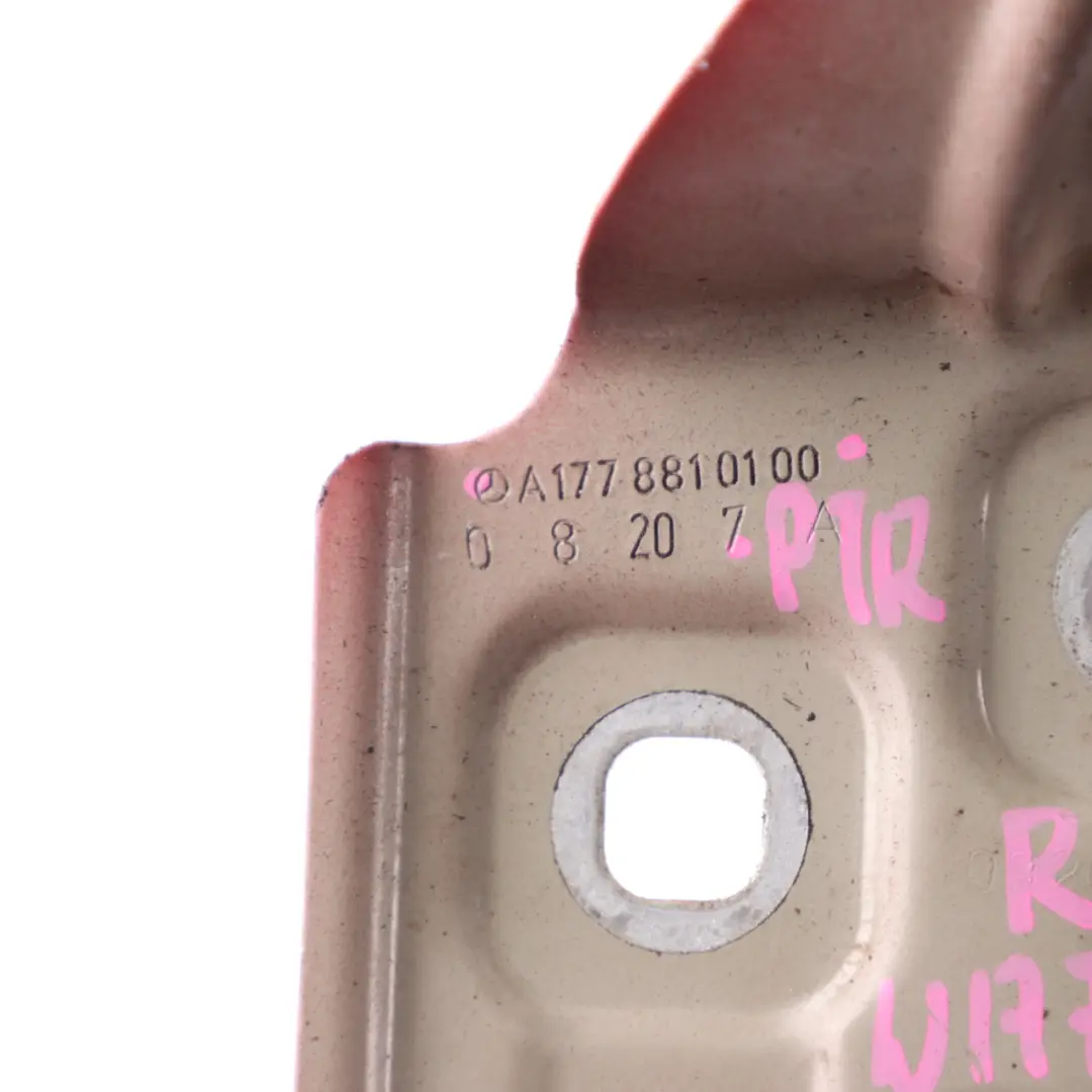 Fender Front Wing Panel Left N/S Bracket Patagonia Red A1778810100 to Mercedes W177 with Part number A1778801900 Mercedes W177 Fender Front Wing Panel Left N/S Bracket Patagonia Red A1778810100 - SKU A1778801900-PTR - Part number A1778801900