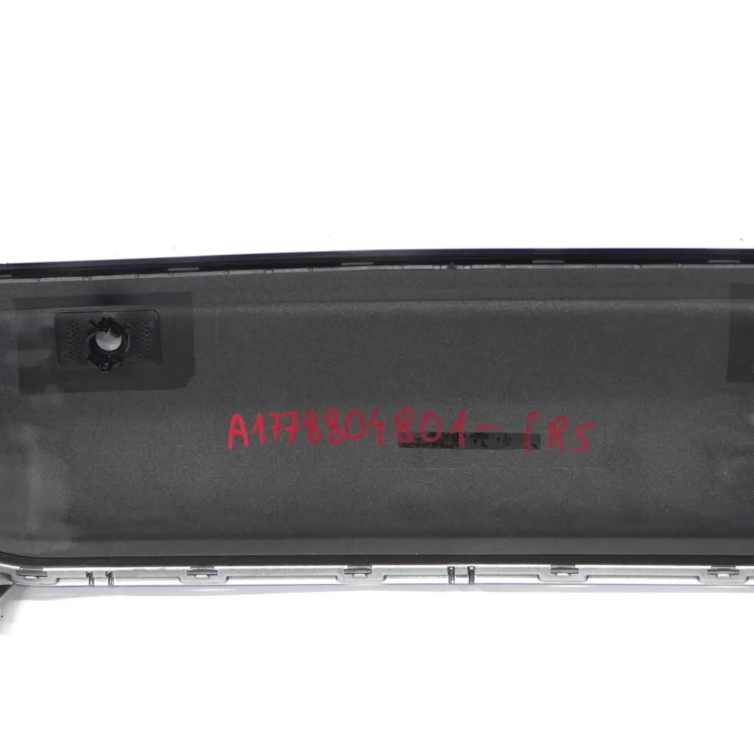 Mercedes W177 Bumper Rear AMG Trim Panel Covering Iridium Silver Metallic - 775 - SKU A1778804801-IRS - Part number A1778804801