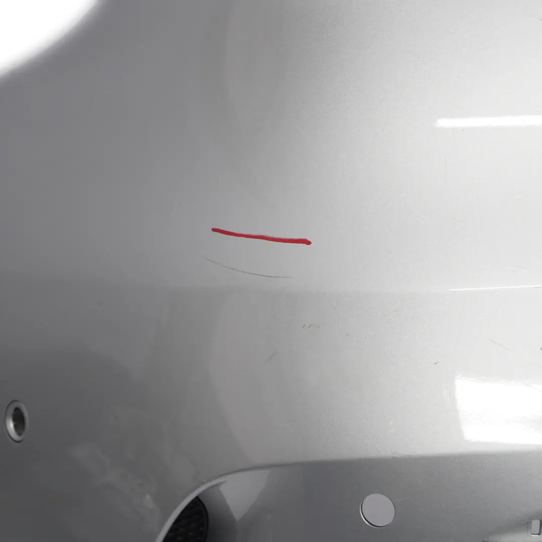 Bumper Rear AMG Trim Panel Covering Iridium Silver Metallic - 775 to Mercedes W177 with Part number A1778804801 Mercedes W177 Bumper Rear AMG Trim Panel Covering Iridium Silver Metallic - 775 - SKU A1778804801-IRS - Part number A1778804801