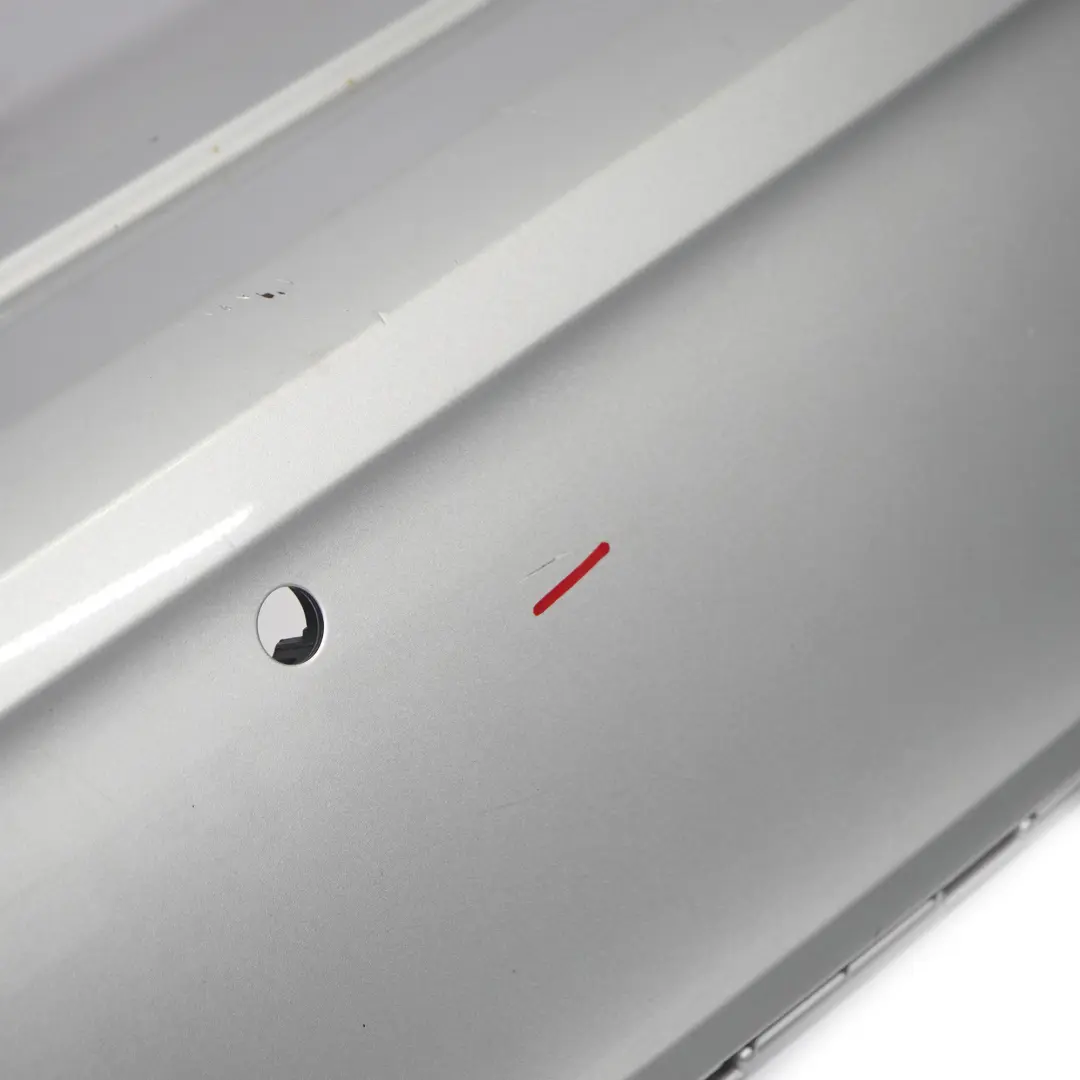 Bumper Rear AMG Trim Panel Covering Iridium Silver Metallic - 775 to Mercedes W177 with Part number A1778804801 Mercedes W177 Bumper Rear AMG Trim Panel Covering Iridium Silver Metallic - 775 - SKU A1778804801-IRS - Part number A1778804801