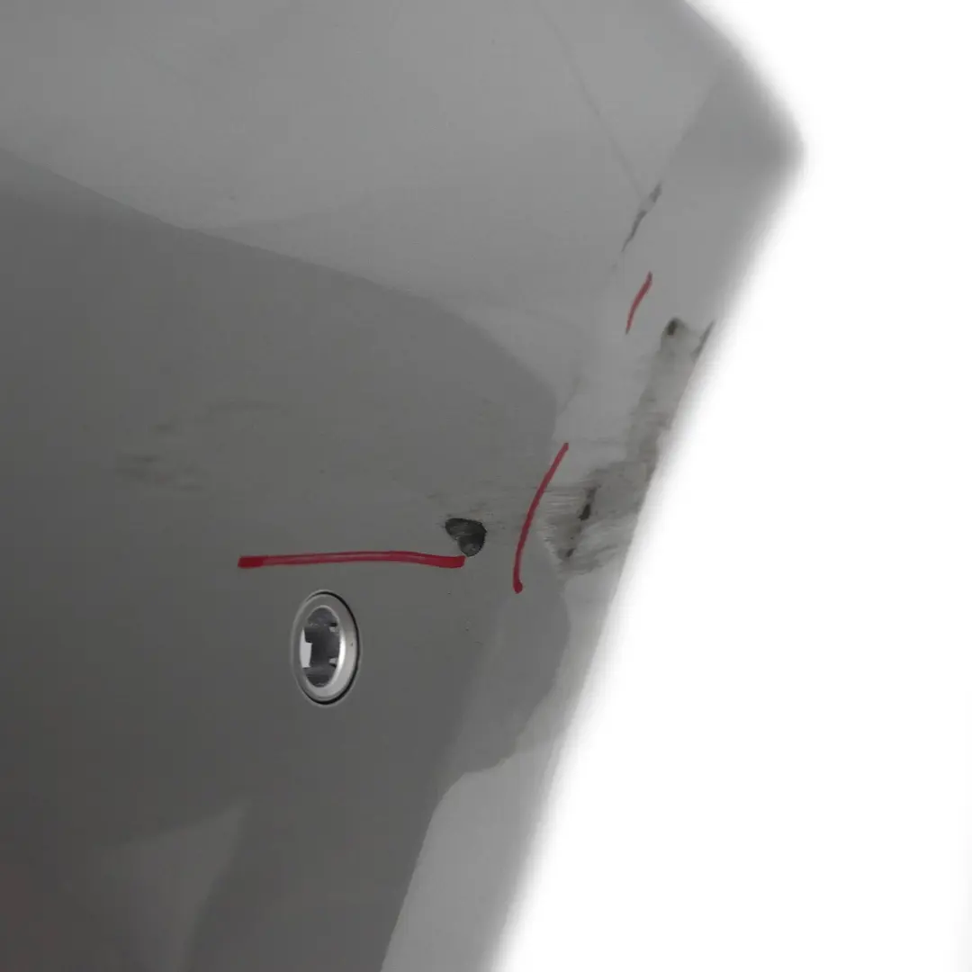 Bumper Rear AMG Trim Panel Covering Iridium Silver Metallic - 775 to Mercedes W177 with Part number A1778804801 Mercedes W177 Bumper Rear AMG Trim Panel Covering Iridium Silver Metallic - 775 - SKU A1778804801-IRS - Part number A1778804801