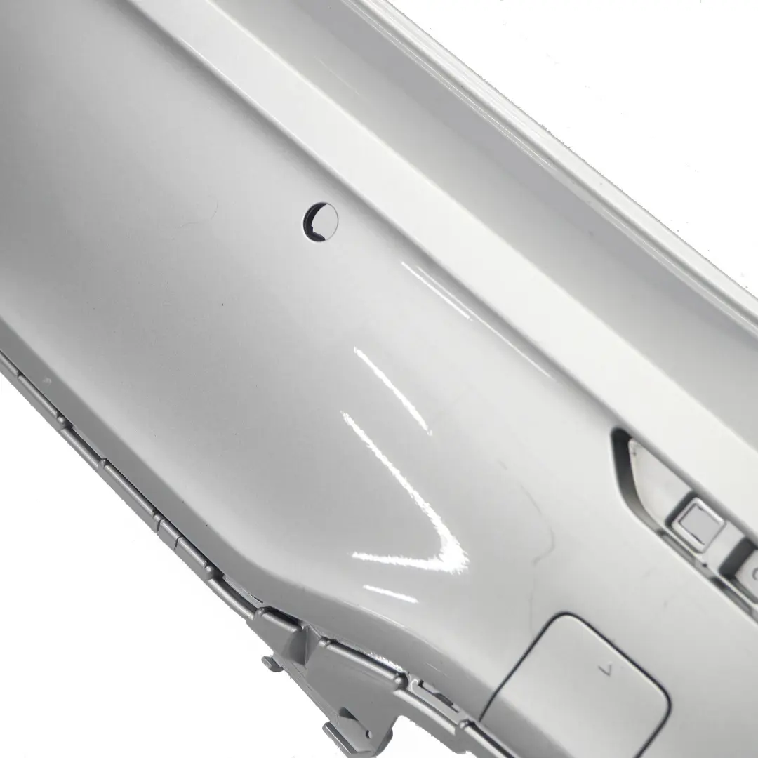 Bumper Rear AMG Trim Panel Covering Iridium Silver Metallic - 775 to Mercedes W177 with Part number A1778804801 Mercedes W177 Bumper Rear AMG Trim Panel Covering Iridium Silver Metallic - 775 - SKU A1778804801-IRS - Part number A1778804801