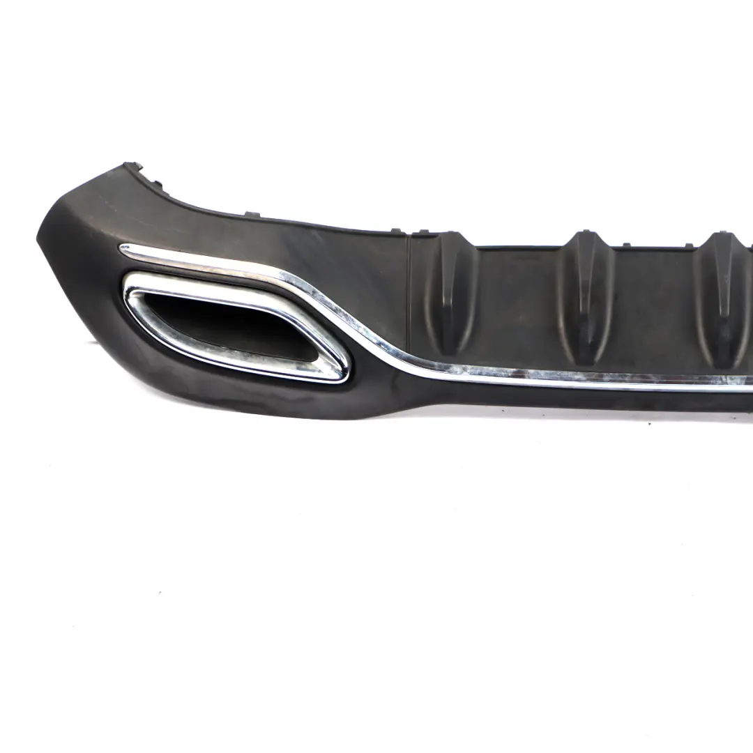 Bumper AMG Lower Diffuser Trim Panel Cover to Mercedes W177 Rear with Part number A1778853701 Mercedes W177 Rear Bumper AMG Lower Diffuser Trim Panel Cover - SKU A1778853701 - Part number A1778853701