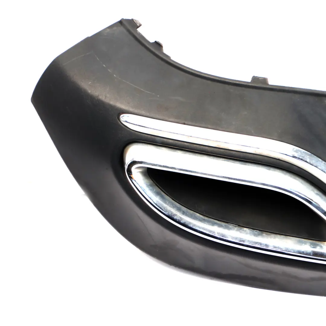 Bumper AMG Lower Diffuser Trim Panel Cover to Mercedes W177 Rear with Part number A1778853701 Mercedes W177 Rear Bumper AMG Lower Diffuser Trim Panel Cover - SKU A1778853701 - Part number A1778853701