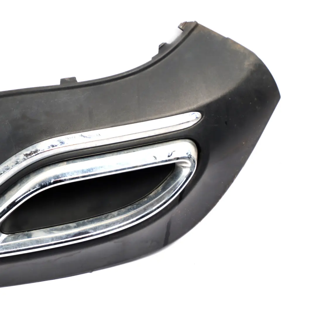 Bumper AMG Lower Diffuser Trim Panel Cover to Mercedes W177 Rear with Part number A1778853701 Mercedes W177 Rear Bumper AMG Lower Diffuser Trim Panel Cover - SKU A1778853701 - Part number A1778853701