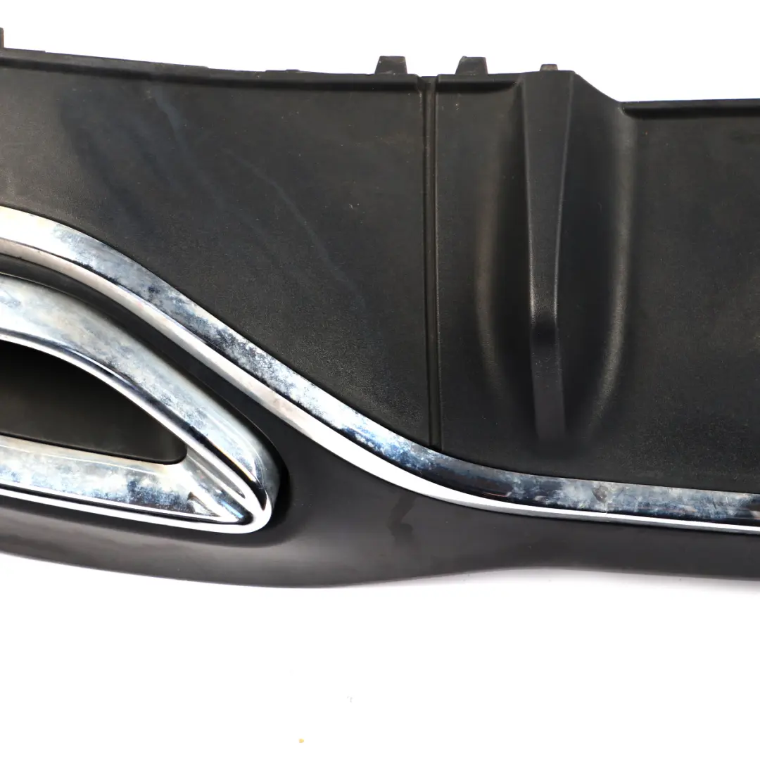 Bumper AMG Lower Diffuser Trim Panel Cover to Mercedes W177 Rear with Part number A1778853701 Mercedes W177 Rear Bumper AMG Lower Diffuser Trim Panel Cover - SKU A1778853701 - Part number A1778853701