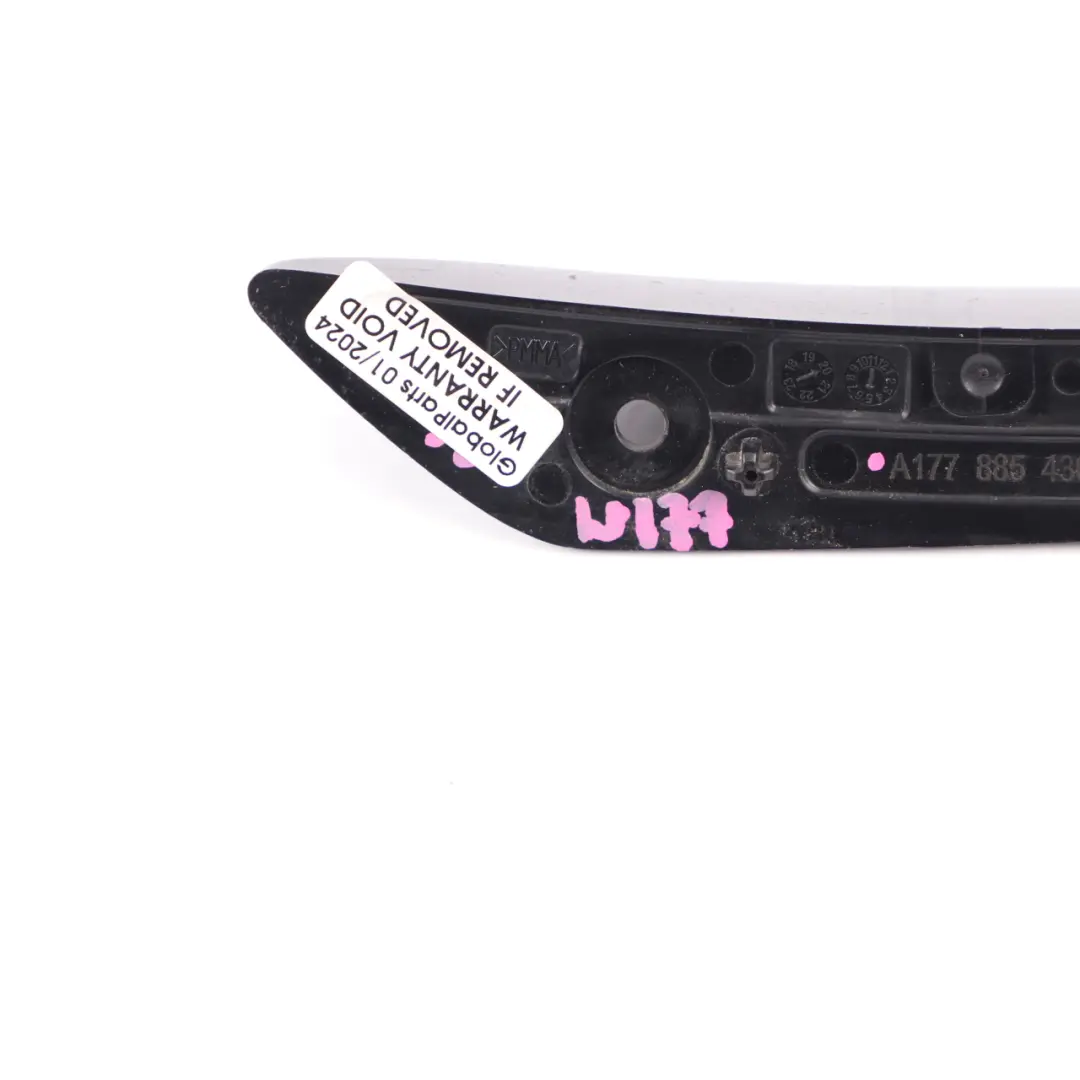 Bumper Trim Right O/S Side Cover Black A1778854 to Mercedes W177 Saloon AMG Rear with Part number A1778854304 Mercedes W177 Saloon AMG Rear Bumper Trim Right O/S Side Cover Black A1778854 - SKU A1778854304 - Part number A1778854304