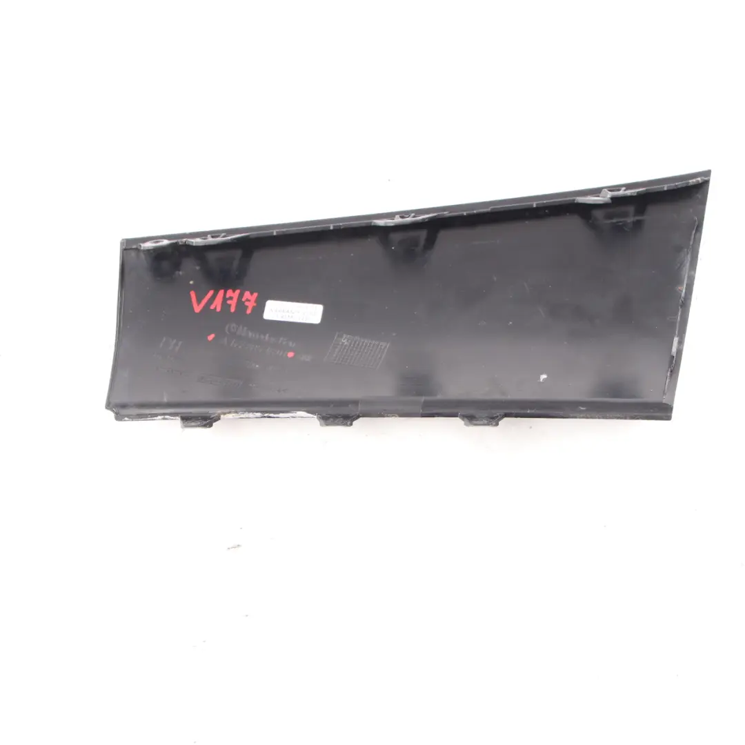 Bumper Trim Right O/S Side Cover Black to Mercedes W177 Saloon AMG Rear with Part number A1778854801 Mercedes W177 Saloon AMG Rear Bumper Trim Right O/S Side Cover Black - SKU A1778854801 - Part number A1778854801